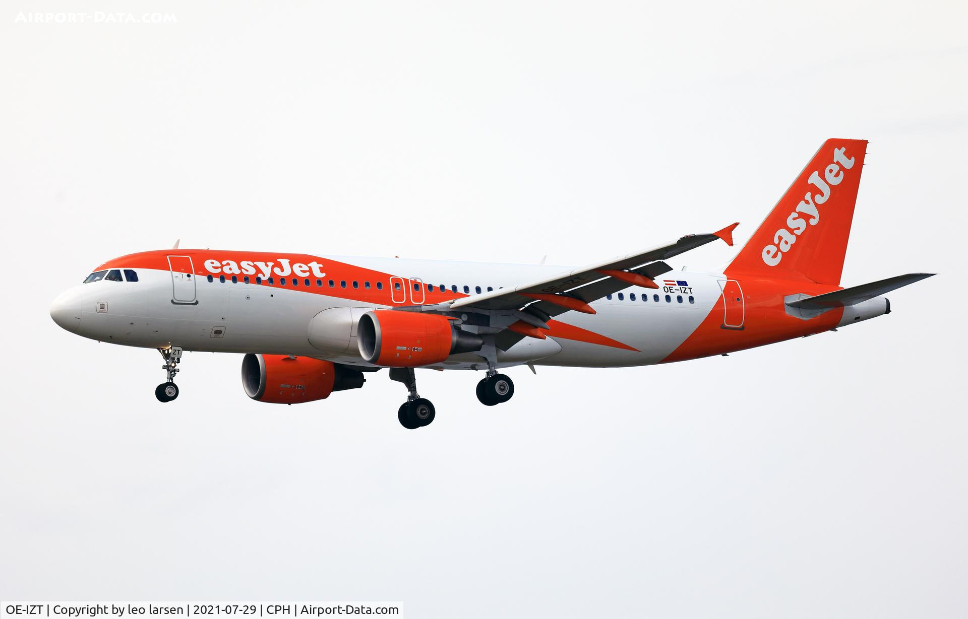 OE-IZT, 2009 Airbus A320-214 C/N 3995, Copenhagen 29.7.2021