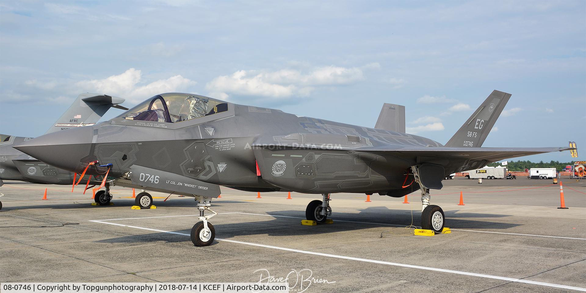 08-0746, 2009 Lockheed Martin F-35A Lightning II C/N AF-08, 58th FS