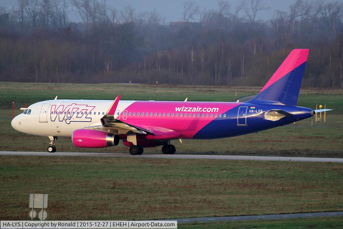 HA-LYS, 2015 Airbus A320-232 C/N 6662, at eheh
