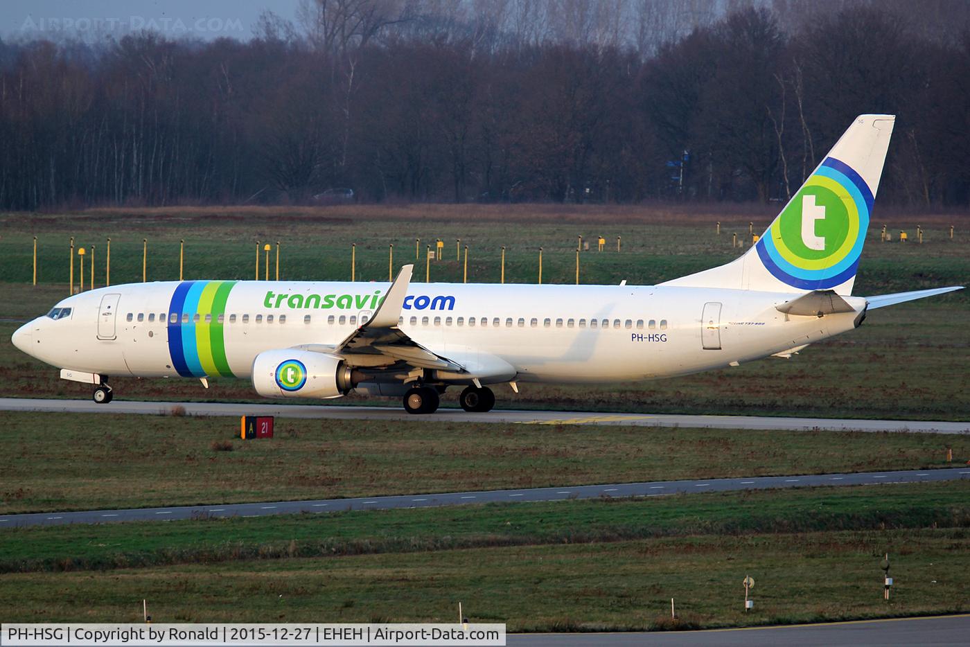 PH-HSG, 2012 Boeing 737-8K2 C/N 39262, at eheh