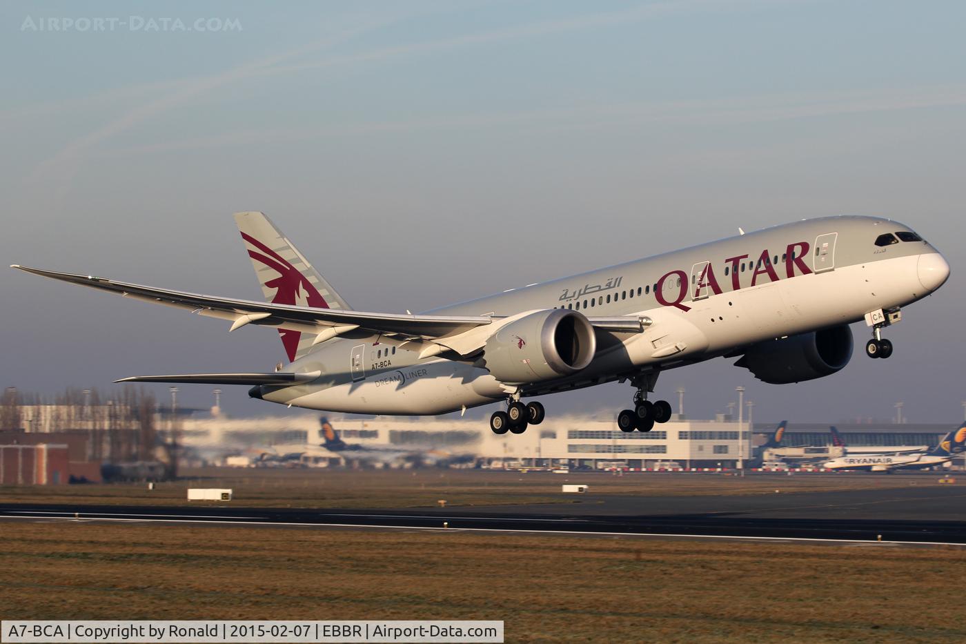 A7-BCA, 2012 Boeing 787-8 Dreamliner C/N 38319, at bru