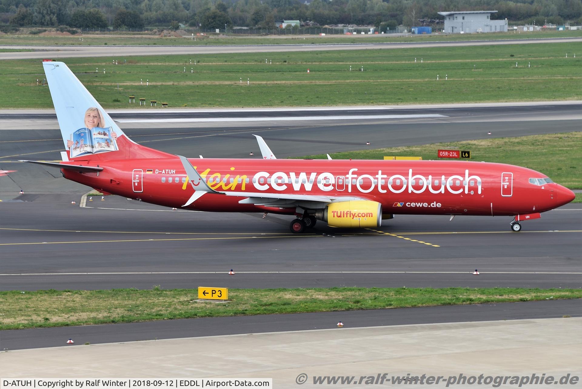 D-ATUH, 2006 Boeing 737-8K5 C/N 34689, Boeing 737-8K5W - X3 TUI TUIfly 'CEWE Fotobuch' - 34689 - D-ATUH - 12.09.2018 - DUS