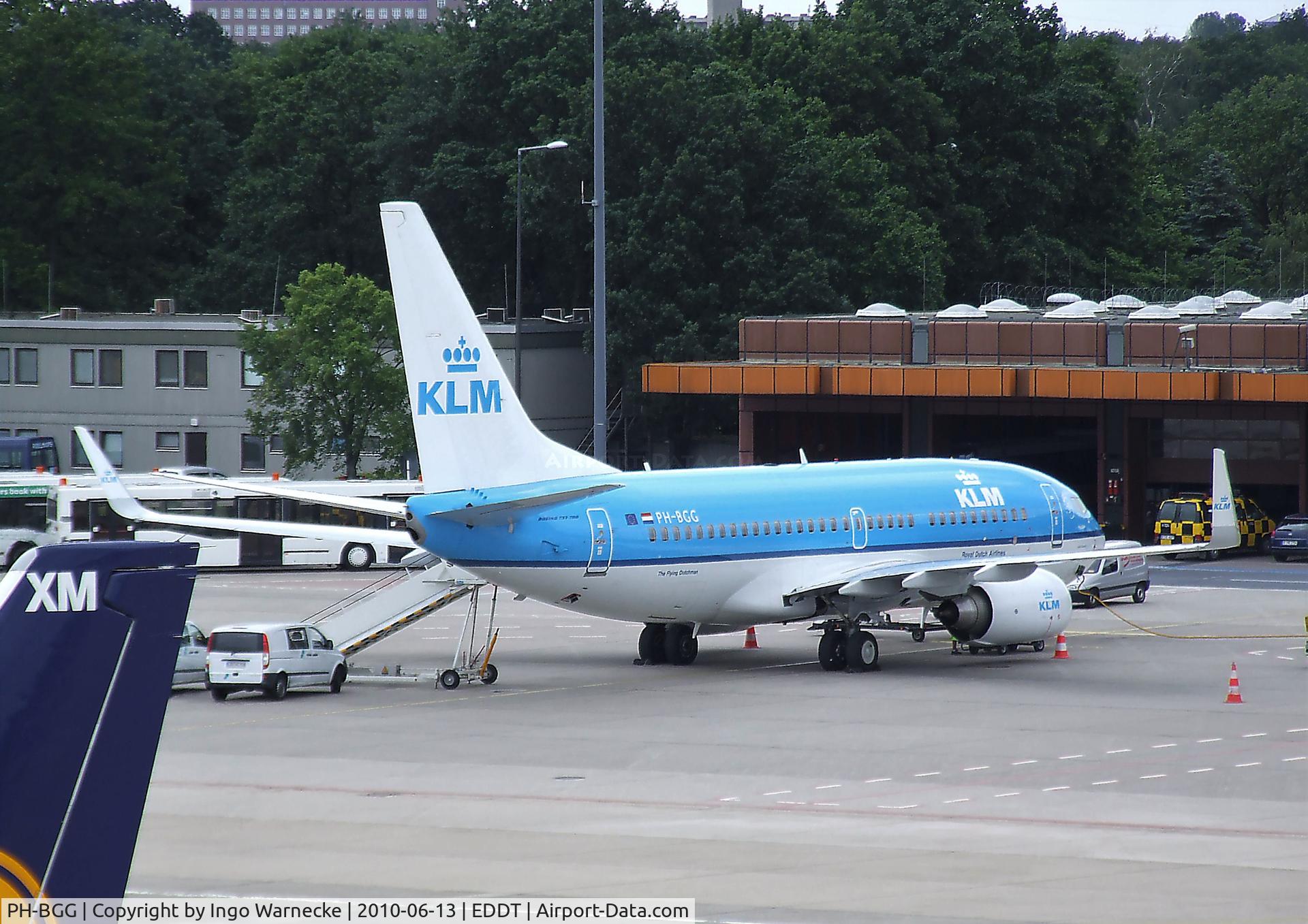 PH-BGG, 2009 Boeing 737-7K2 C/N 30367, Boeing 737-7K2 of KLM at Berlin/Tegel airport