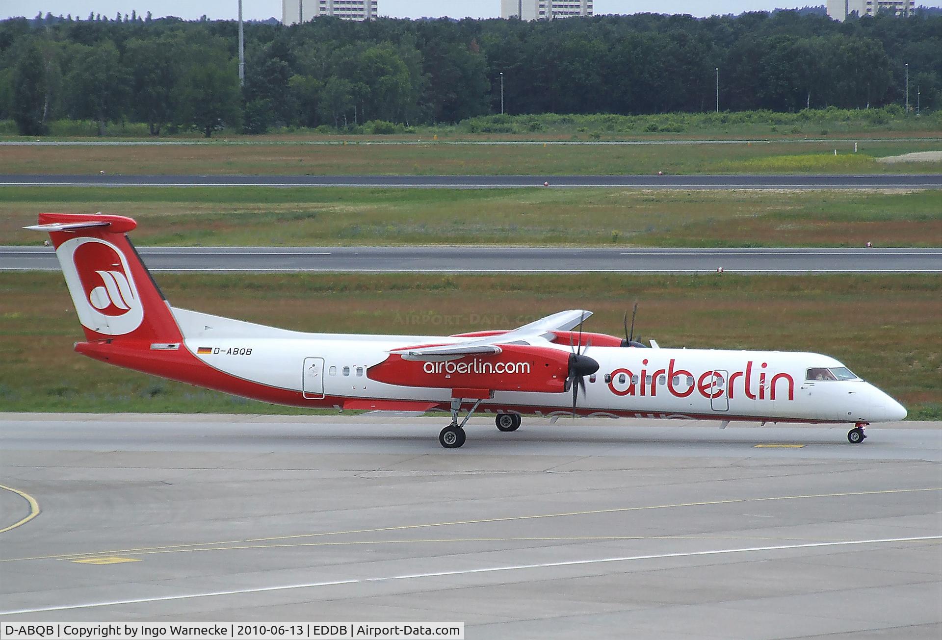 D-ABQB, 2008 De Havilland Canada DHC-8-402Q Dash 8 C/N 4226, De Havilland Canada DHC-8-402Q (Dash 8) of airberlin at Berlin/Tegel airport
