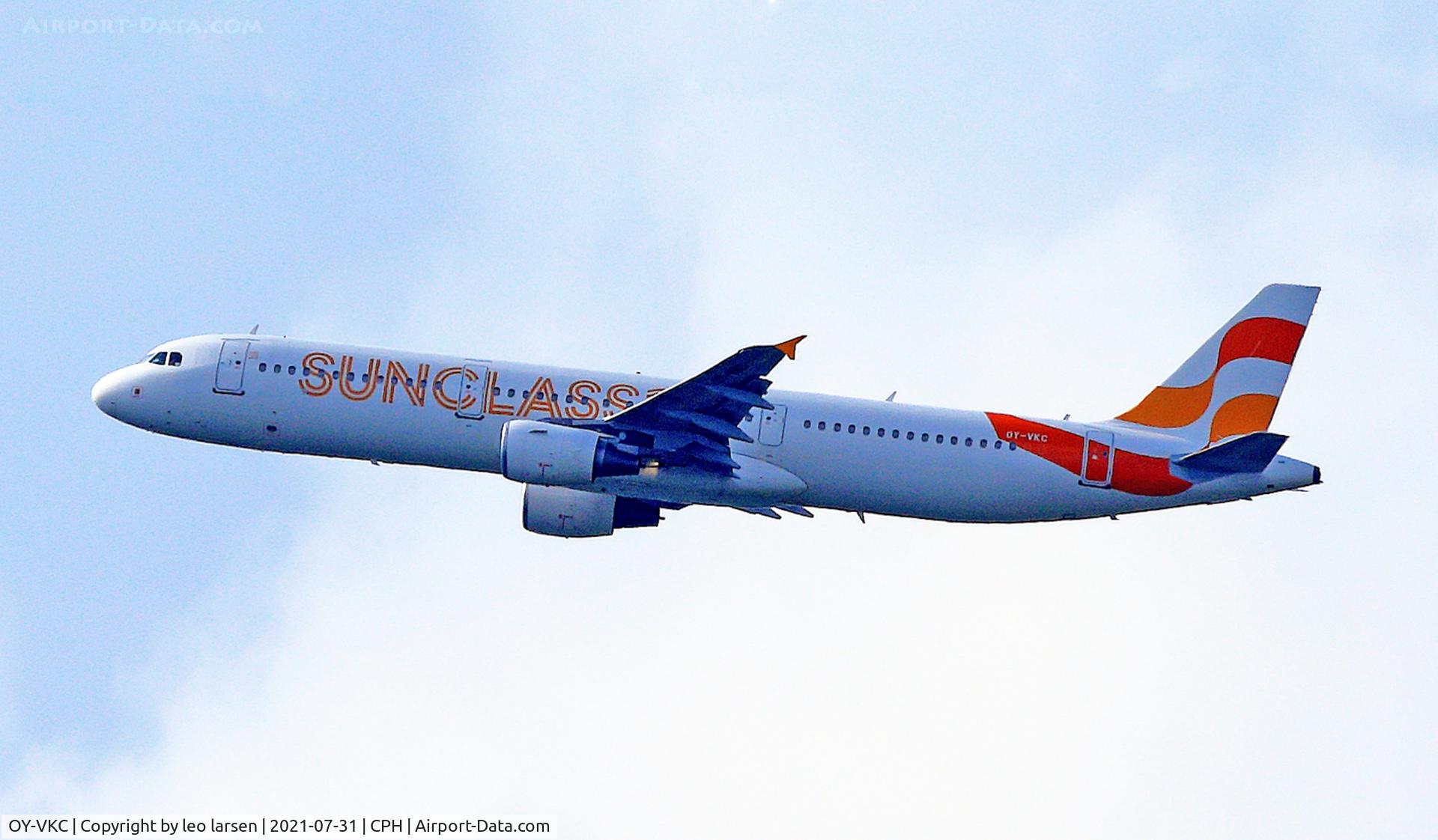OY-VKC, 2003 Airbus A321-211 C/N 1932, Copenhagen 31.7.2021