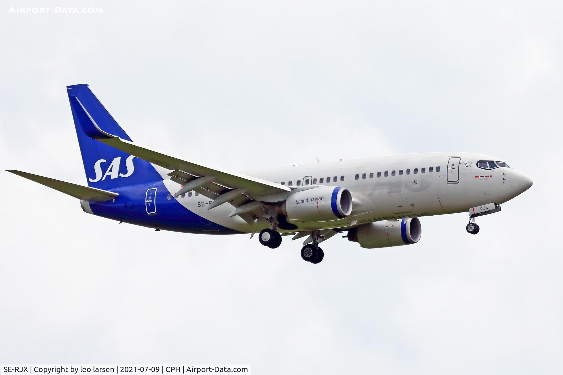 SE-RJX, 2007 Boeing 737-76N C/N 34754, Copenhagen 9.7.2021