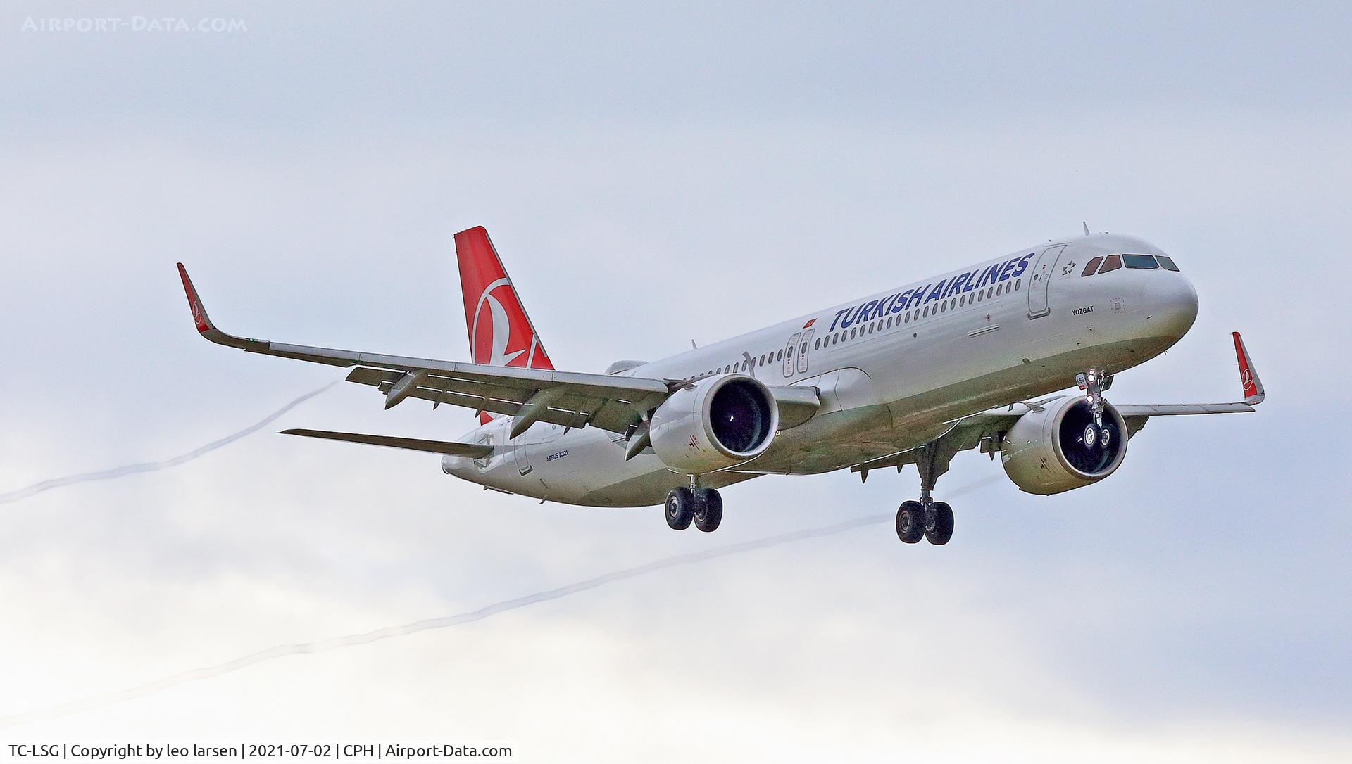 TC-LSG, 2019 Airbus A321-271NX C/N 8794, Copenhagen 2.7.2021