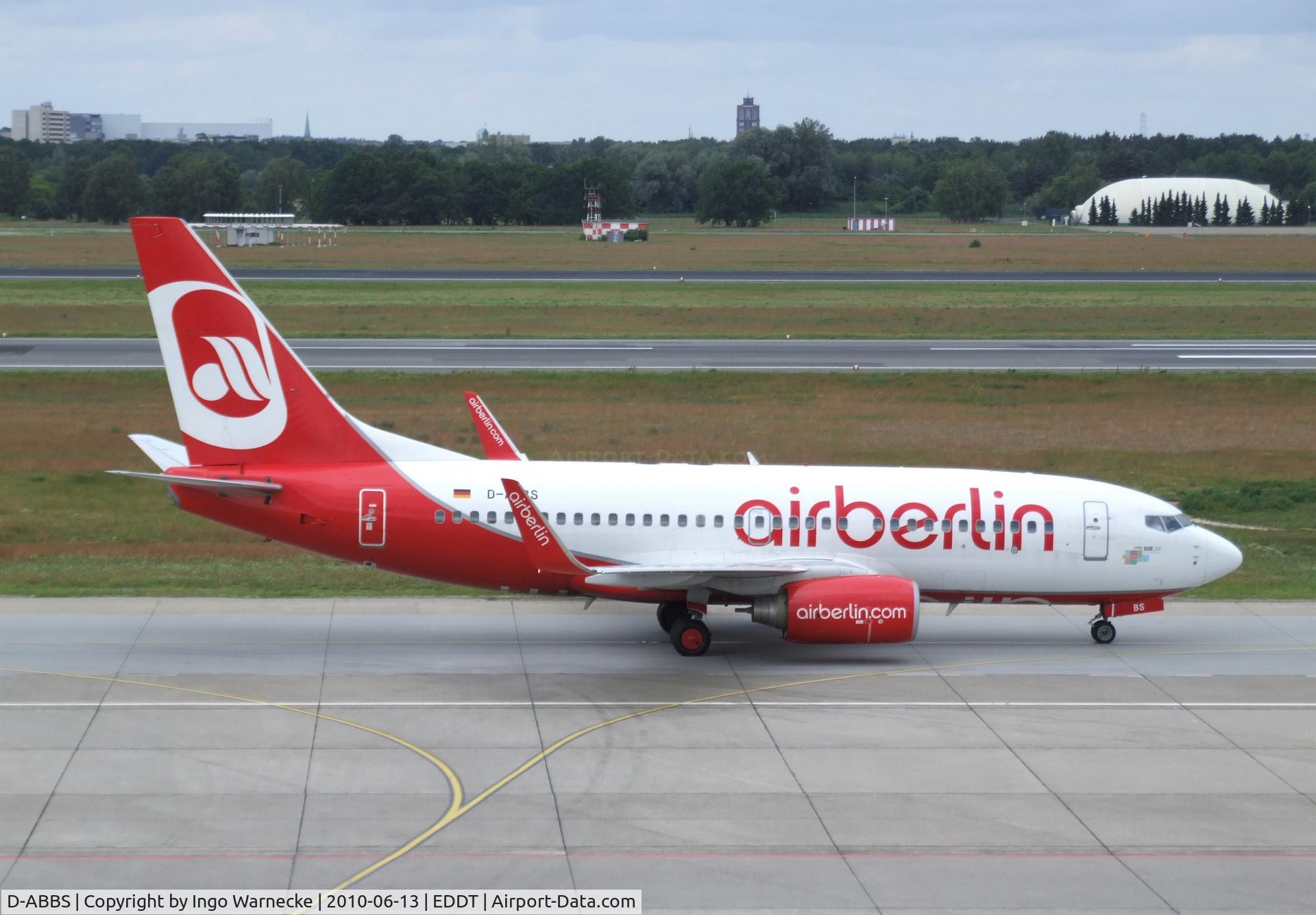 D-ABBS, 2001 Boeing 737-76N C/N 28654, Boeing 737-76N of airberlin at Berlin/Tegel airport