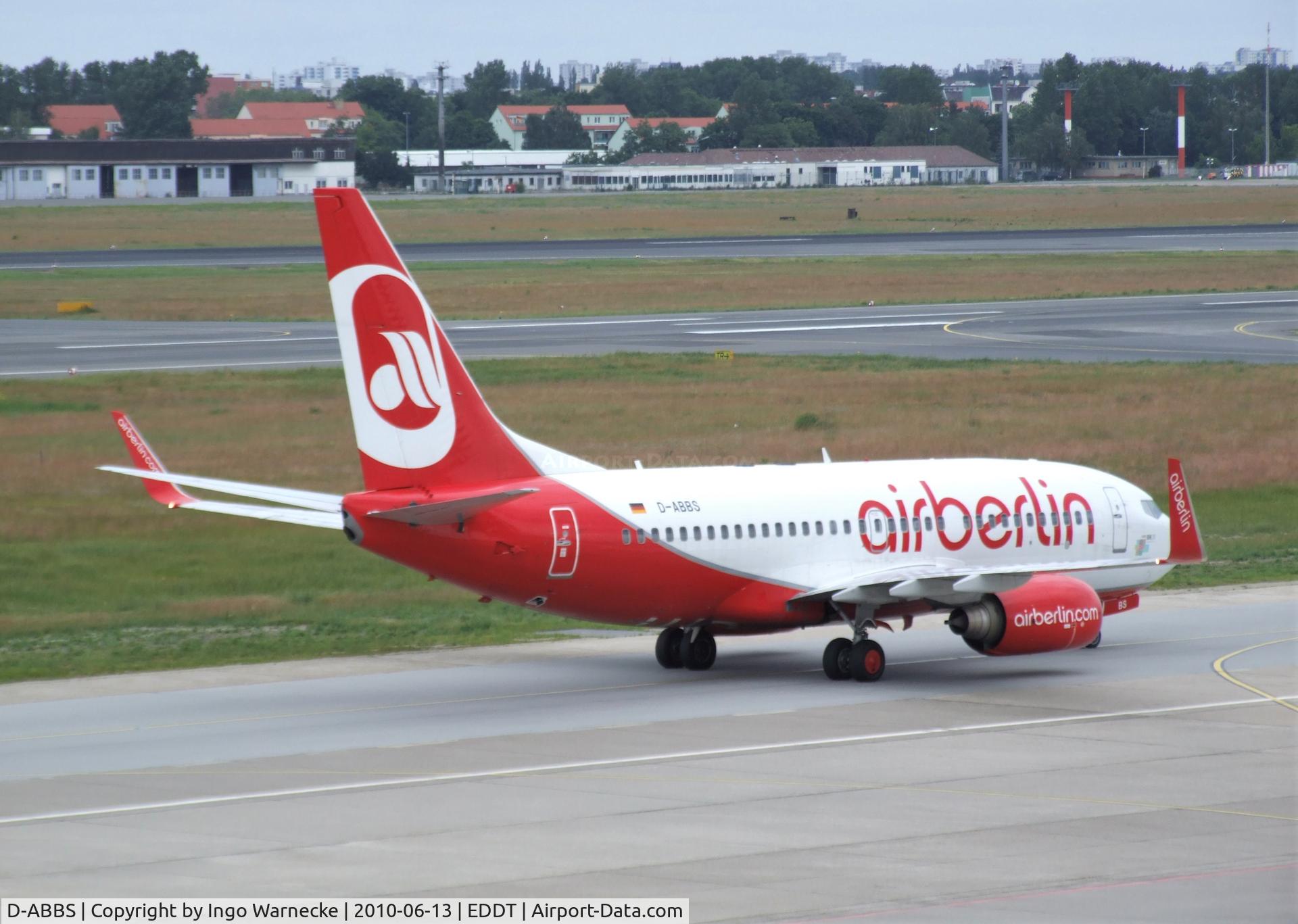 D-ABBS, 2001 Boeing 737-76N C/N 28654, Boeing 737-76N of airberlin at Berlin/Tegel airport