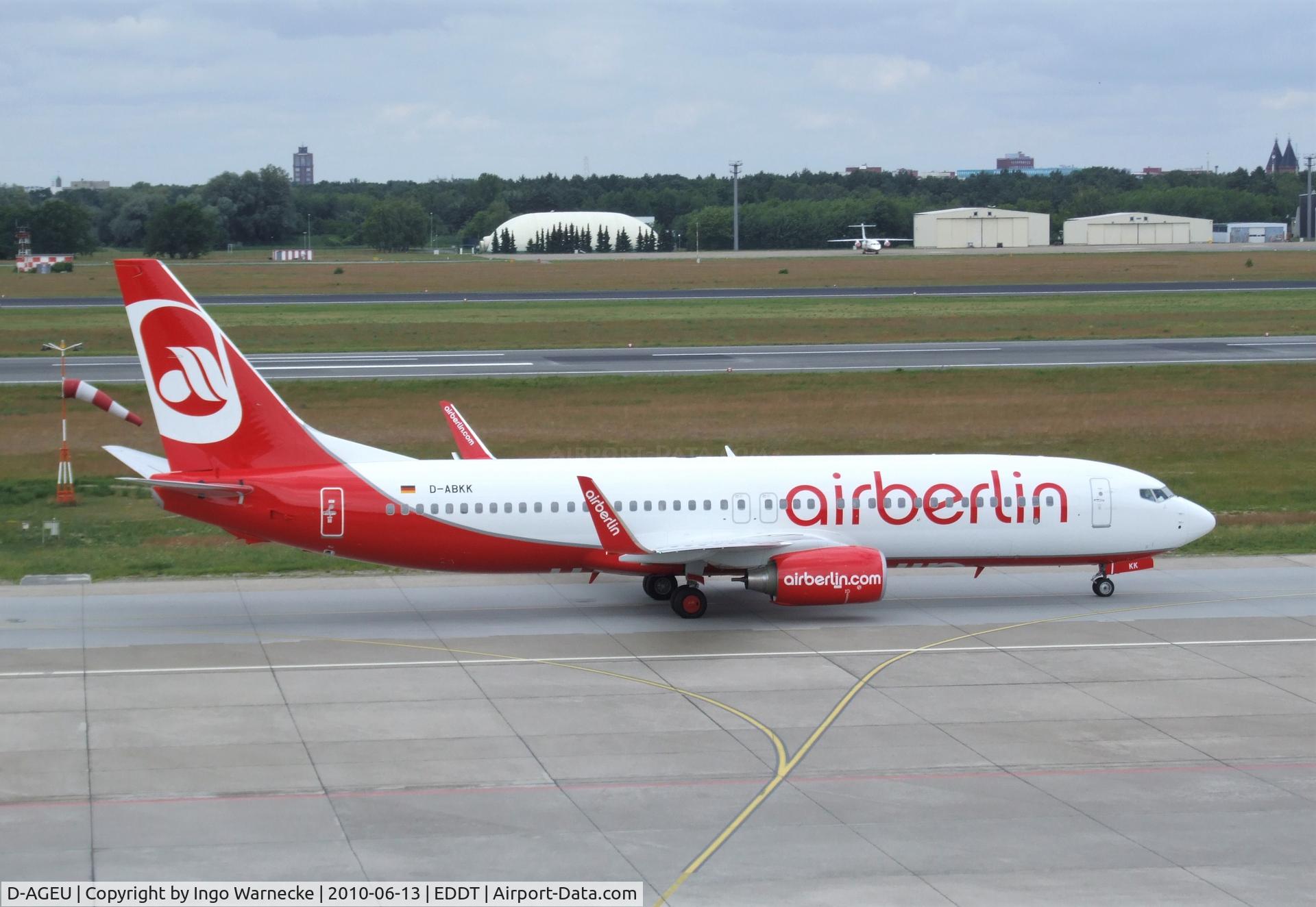 D-AGEU, 1998 Boeing 737-75B C/N 28104, Boeing 737-75B of airberlin at Berlin/Tegel airport