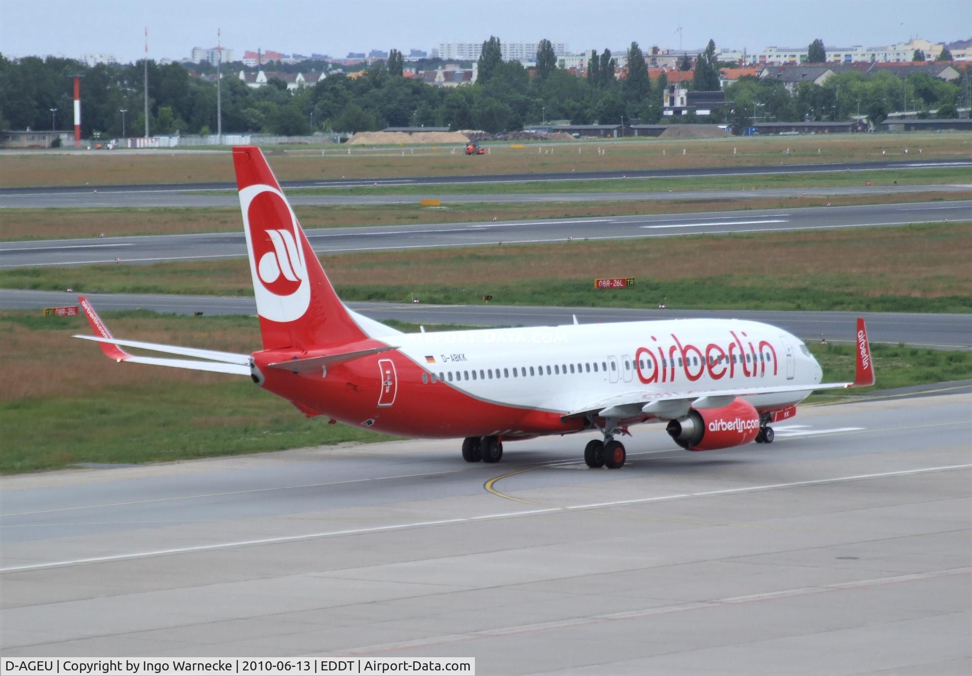 D-AGEU, 1998 Boeing 737-75B C/N 28104, Boeing 737-75B of airberlin at Berlin/Tegel airport