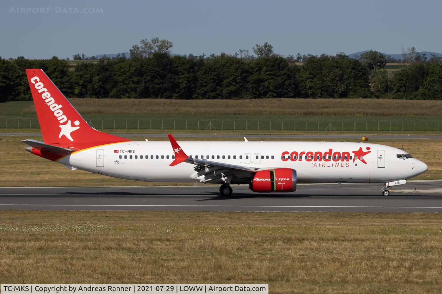 TC-MKS, 2018 Boeing 737-8 MAX C/N 64936, Corendon Airlines Boeing 737-8 Max