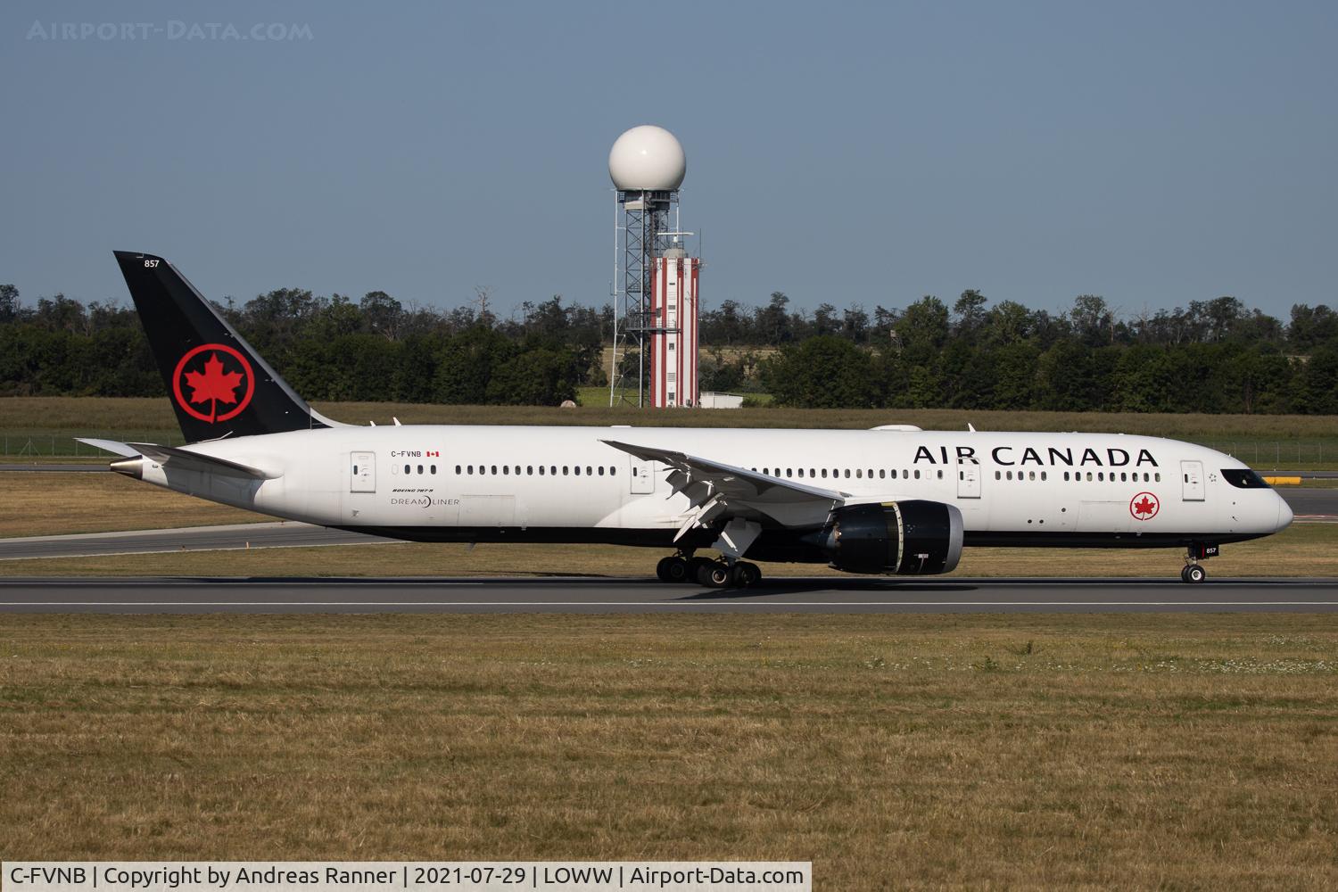 C-FVNB, 2018 Boeing 787-9 Dreamliner C/N 38359, Air Canada Boeing 787