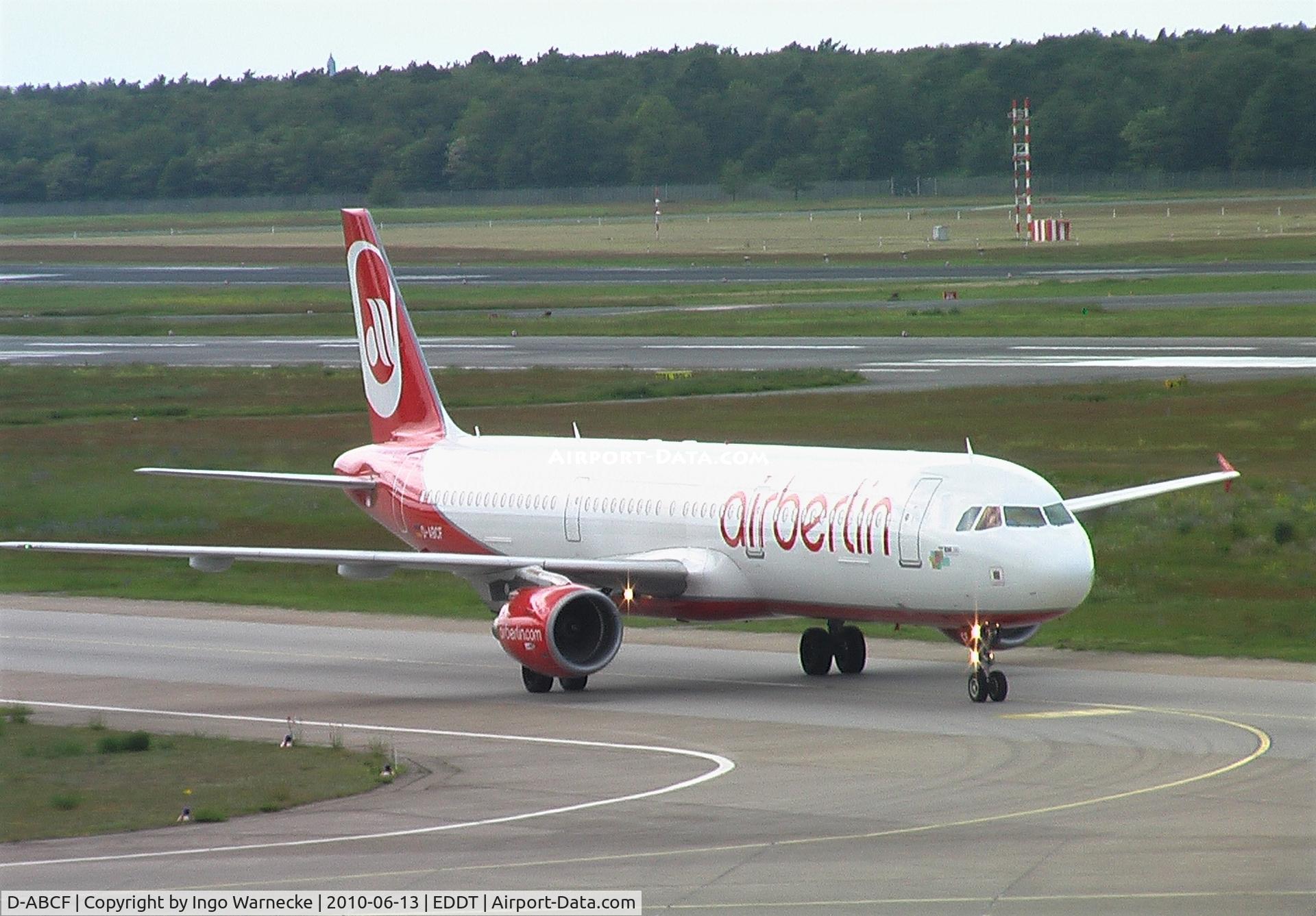 D-ABCF, 2003 Airbus A321-211 C/N 1966, Airbus A321-211 of airberlin at Berlin/Tegel airport