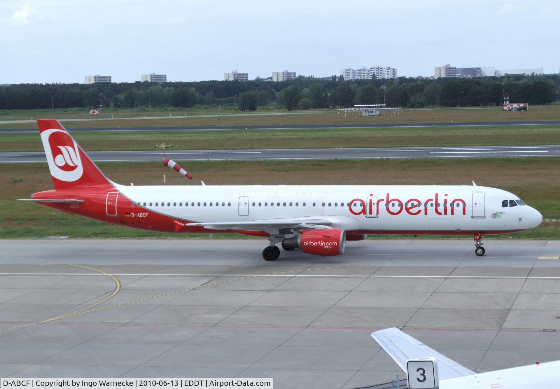D-ABCF, 2003 Airbus A321-211 C/N 1966, Airbus A321-211 of airberlin at Berlin/Tegel airport