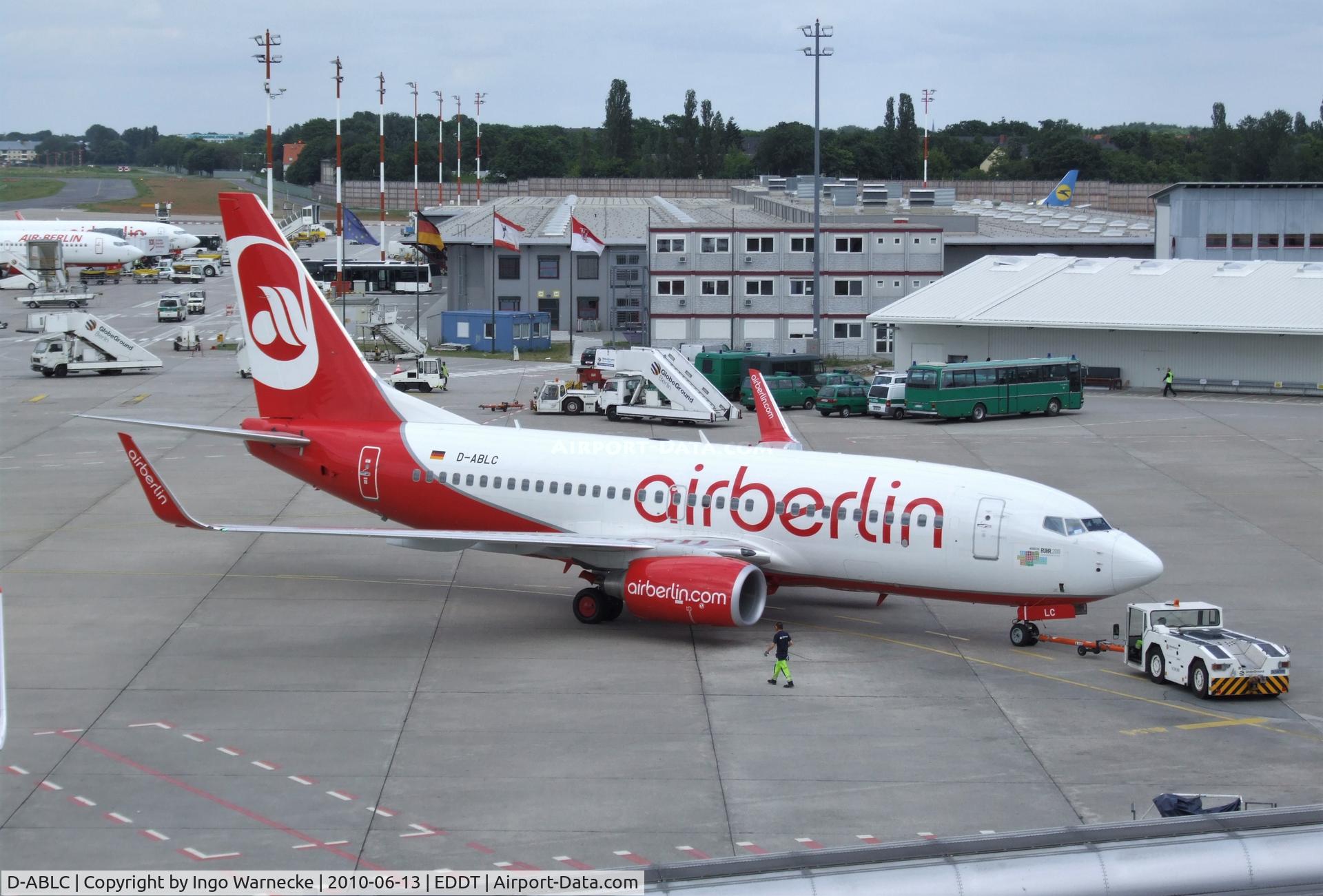 D-ABLC, 2008 Boeing 737-76J C/N 36116, Boeing 737-76J of airberlin at Berlin/Tegel airport