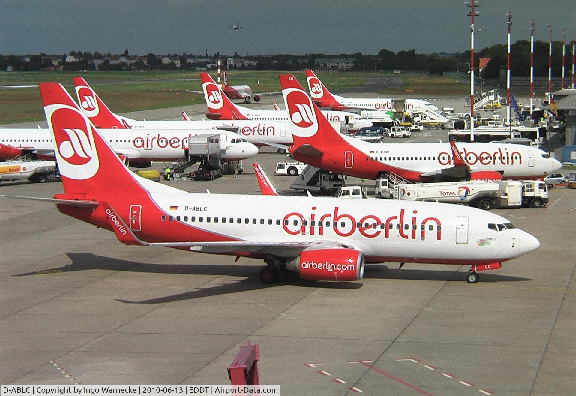 D-ABLC, 2008 Boeing 737-76J C/N 36116, Boeing 737-76J of airberlin at Berlin/Tegel airport