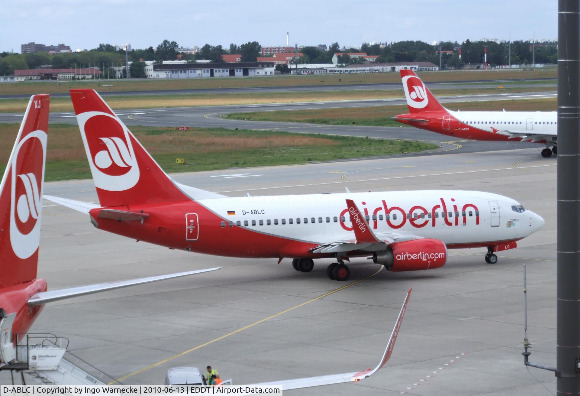 D-ABLC, 2008 Boeing 737-76J C/N 36116, Boeing 737-76J of airberlin at Berlin/Tegel airport