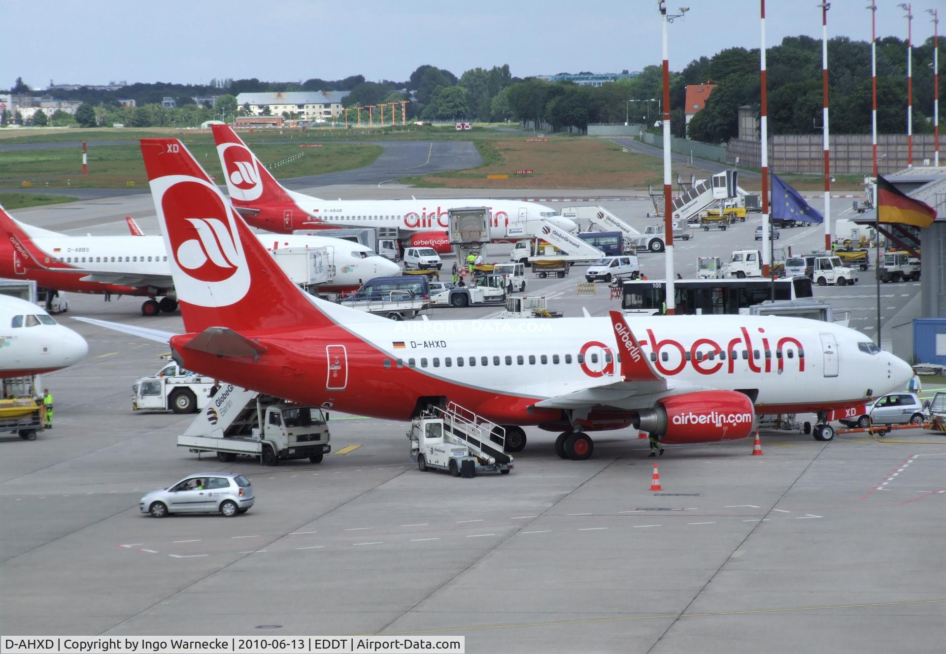 D-AHXD, 2007 Boeing 737-7K5 C/N 30726, Boeing 737-7K5 of airberlin at Berlin/Tegel airport