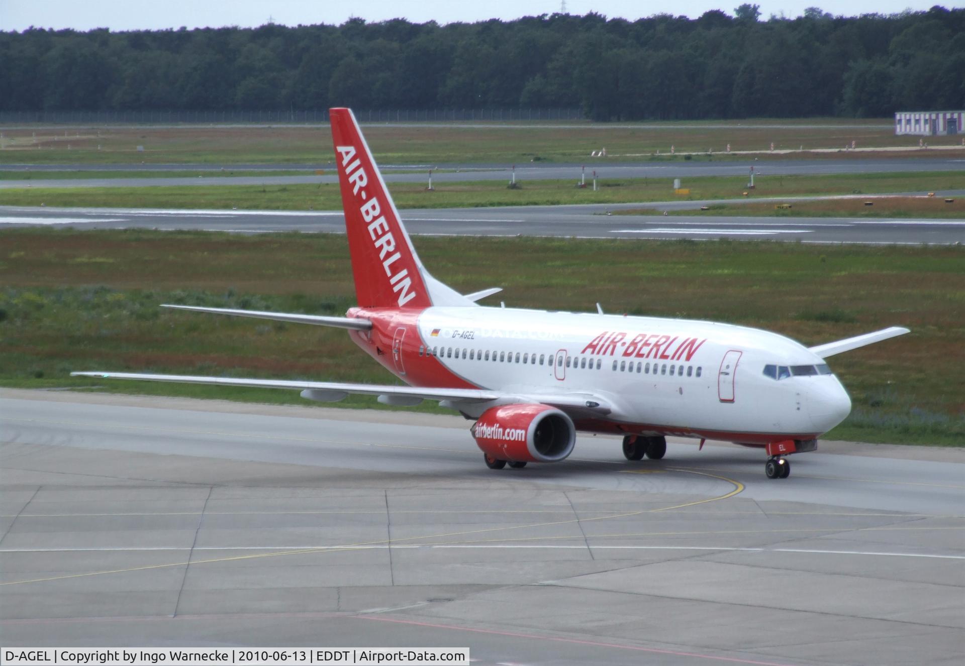 D-AGEL, 1997 Boeing 737-75B C/N 28110, Boeing 737-75B of airberlin at Berlin/Tegel airport