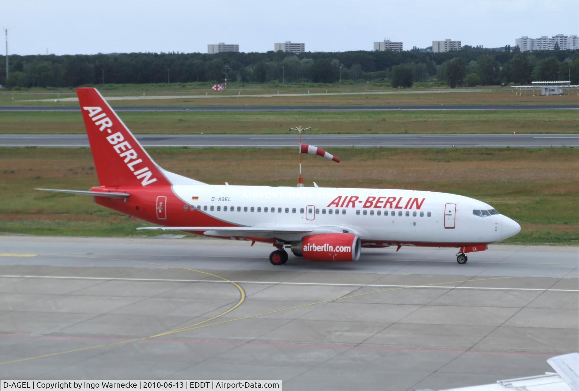 D-AGEL, 1997 Boeing 737-75B C/N 28110, Boeing 737-75B of airberlin at Berlin/Tegel airport