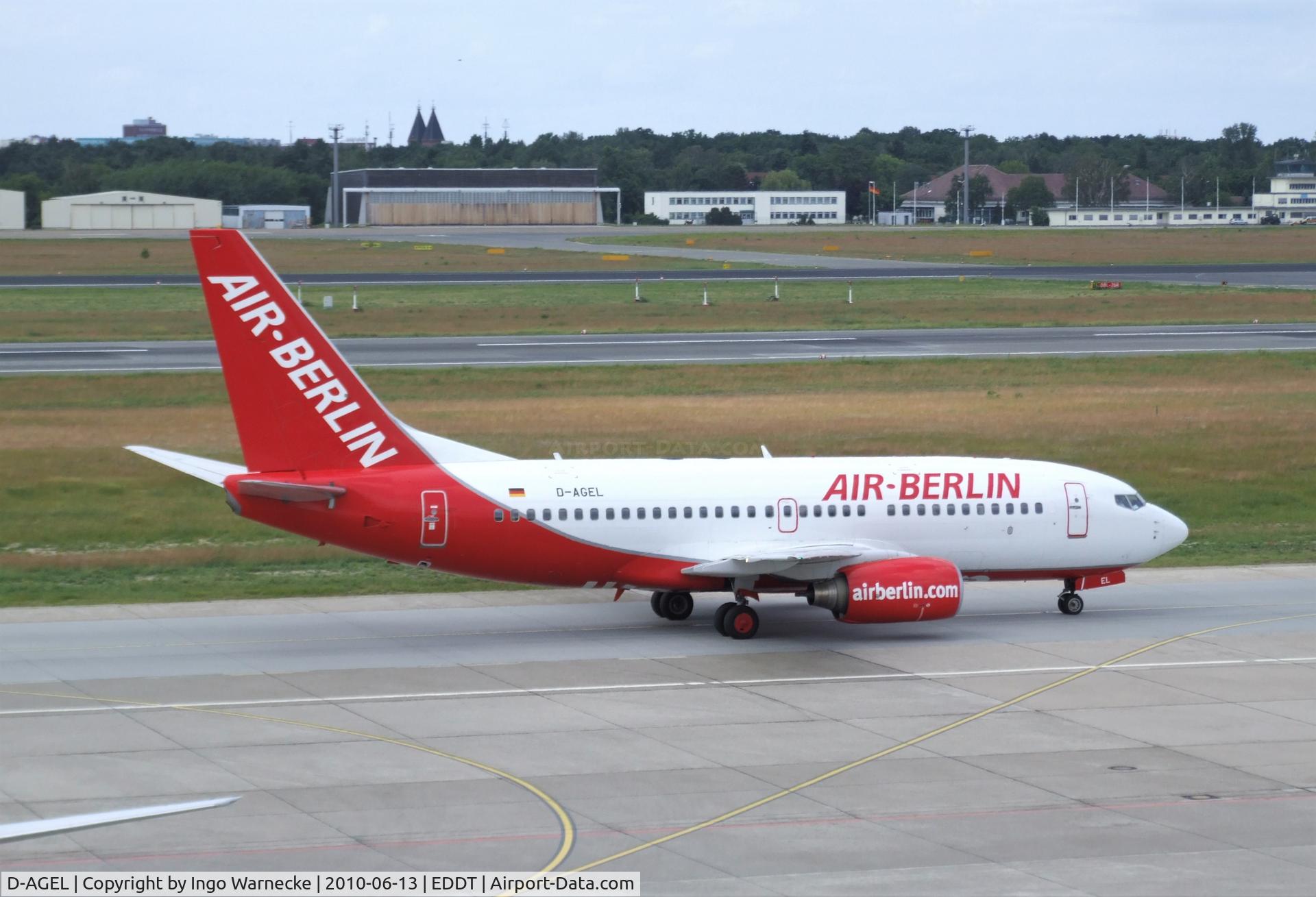 D-AGEL, 1997 Boeing 737-75B C/N 28110, Boeing 737-75B of airberlin at Berlin/Tegel airport