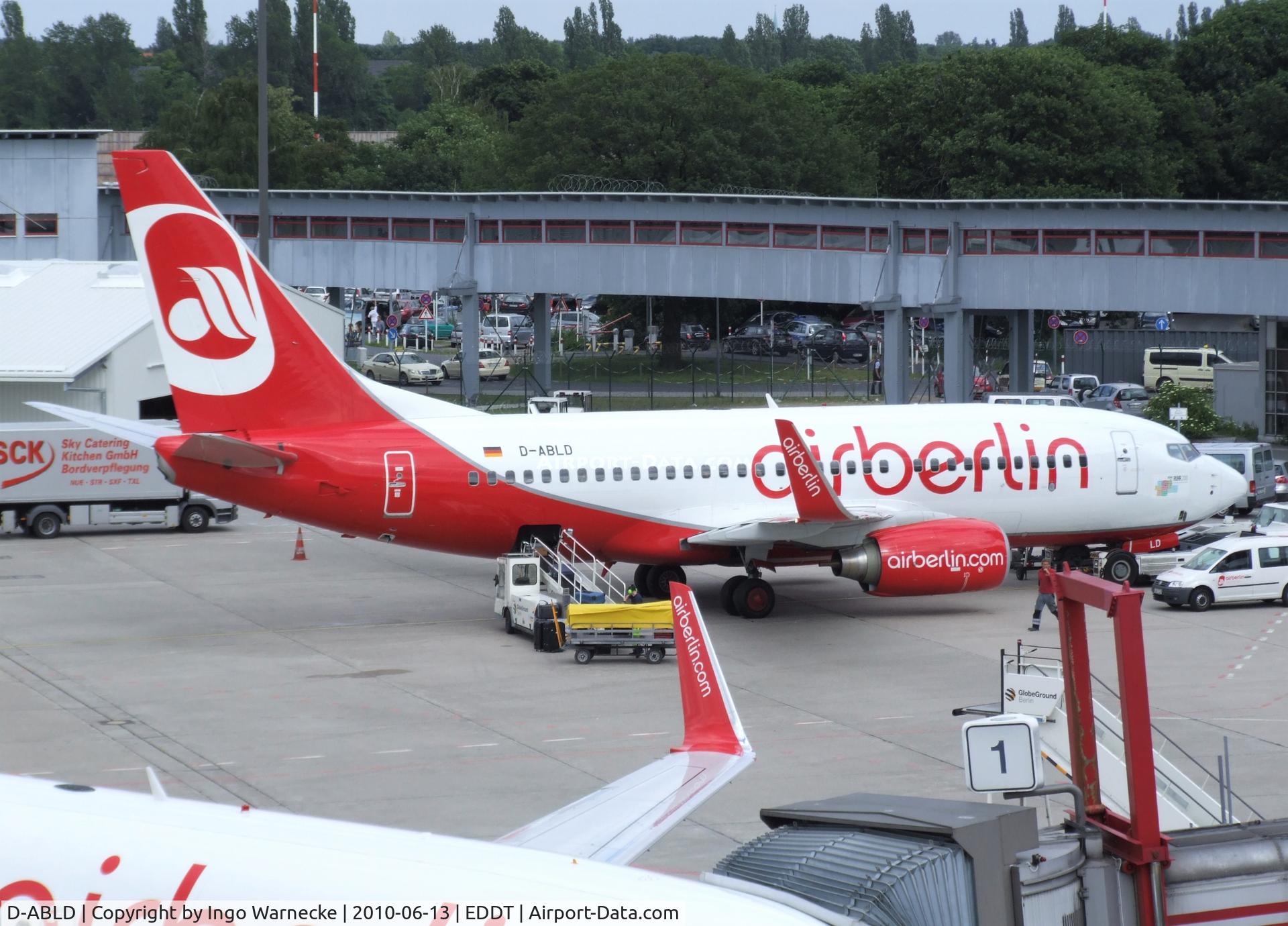 D-ABLD, 2008 Boeing 737-76J C/N 36117, Boeing 737-76J of airberlin at Berlin/Tegel airport