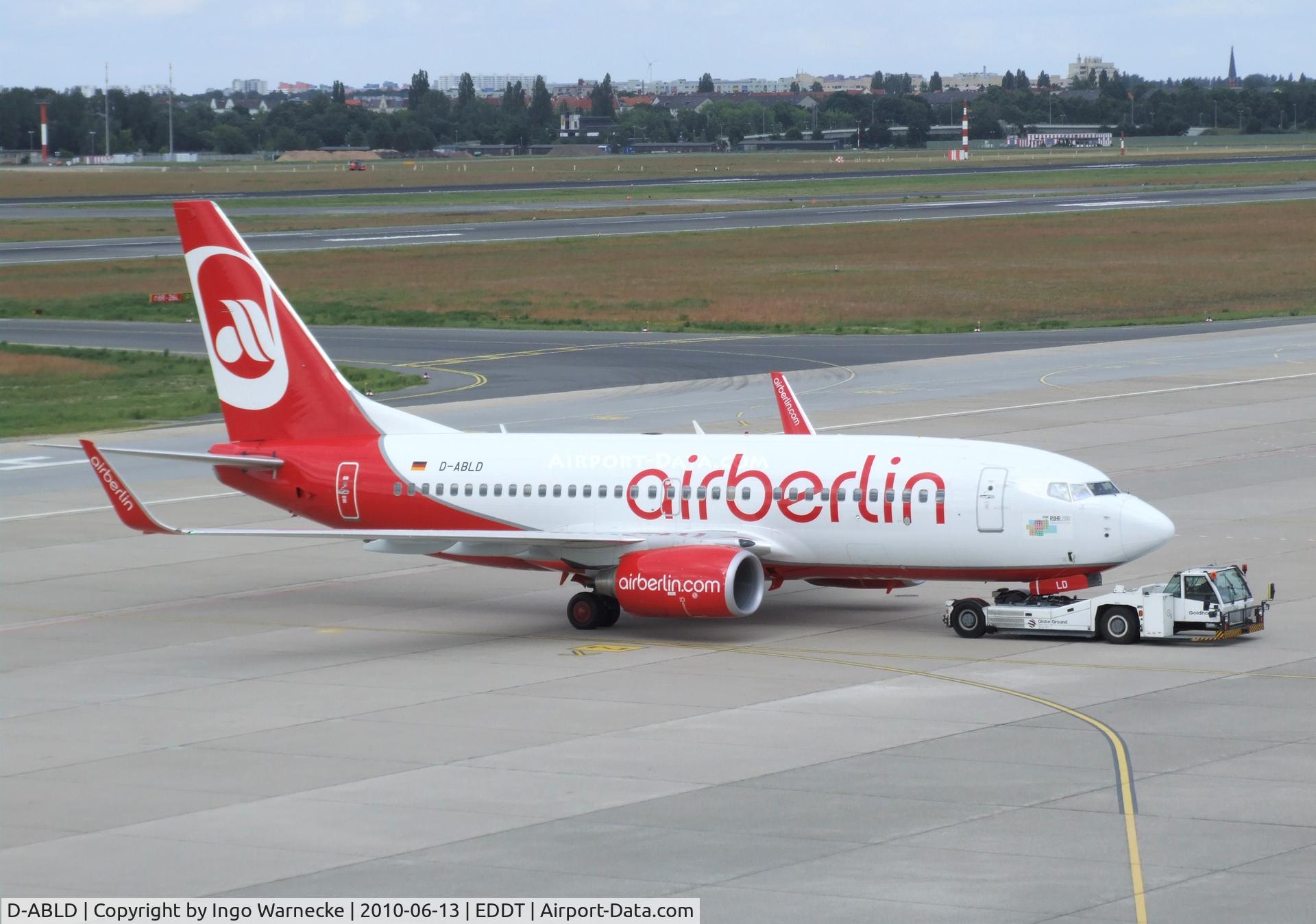 D-ABLD, 2008 Boeing 737-76J C/N 36117, Boeing 737-76J of airberlin at Berlin/Tegel airport