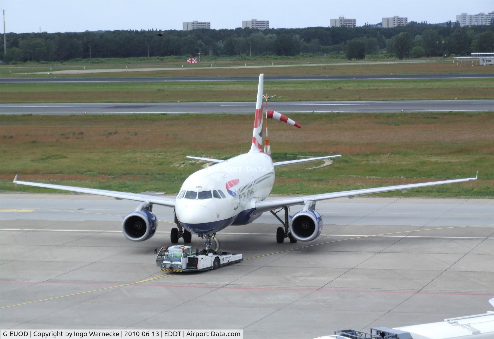 G-EUOD, 2001 Airbus A319-131 C/N 1558, Airbus A319-131 of British Airways at Berlin/Tegel airport