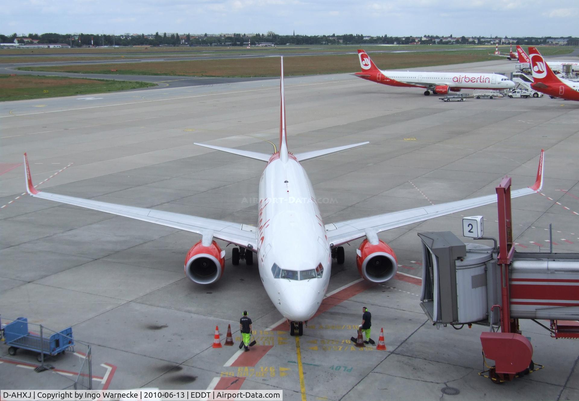 D-AHXJ, 2008 Boeing 737-7Q8 C/N 35277, Boeing 737-7Q8 of airberlin at Berlin/Tegel airport