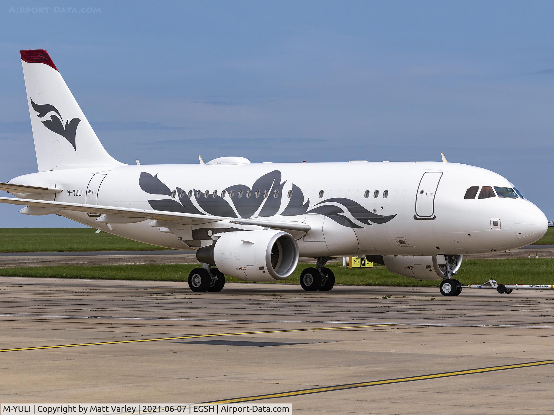 M-YULI, 2012 Airbus ACJ319 (A319-115/CJ) C/N 5040, 319