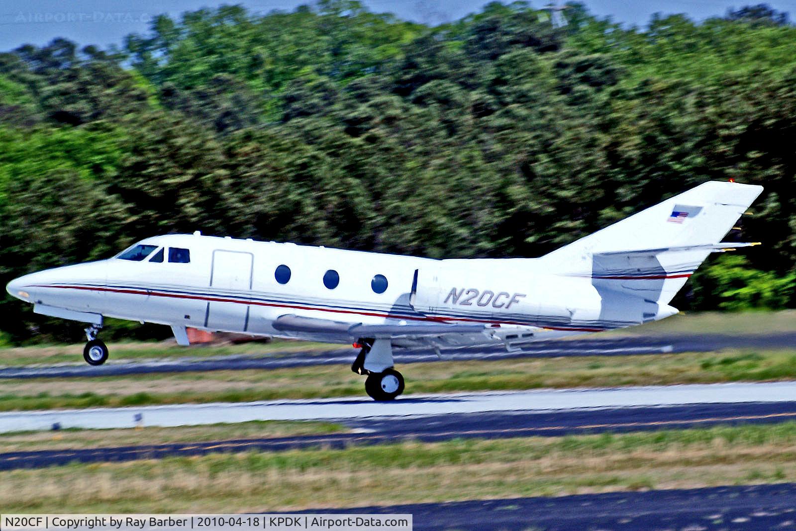 N20CF, 1977 Dassault Falcon 10 C/N 106, N20CF   Dassault Falcon 10 [106] Atlanta-Dekalb Peachtree~N 18/04/2010