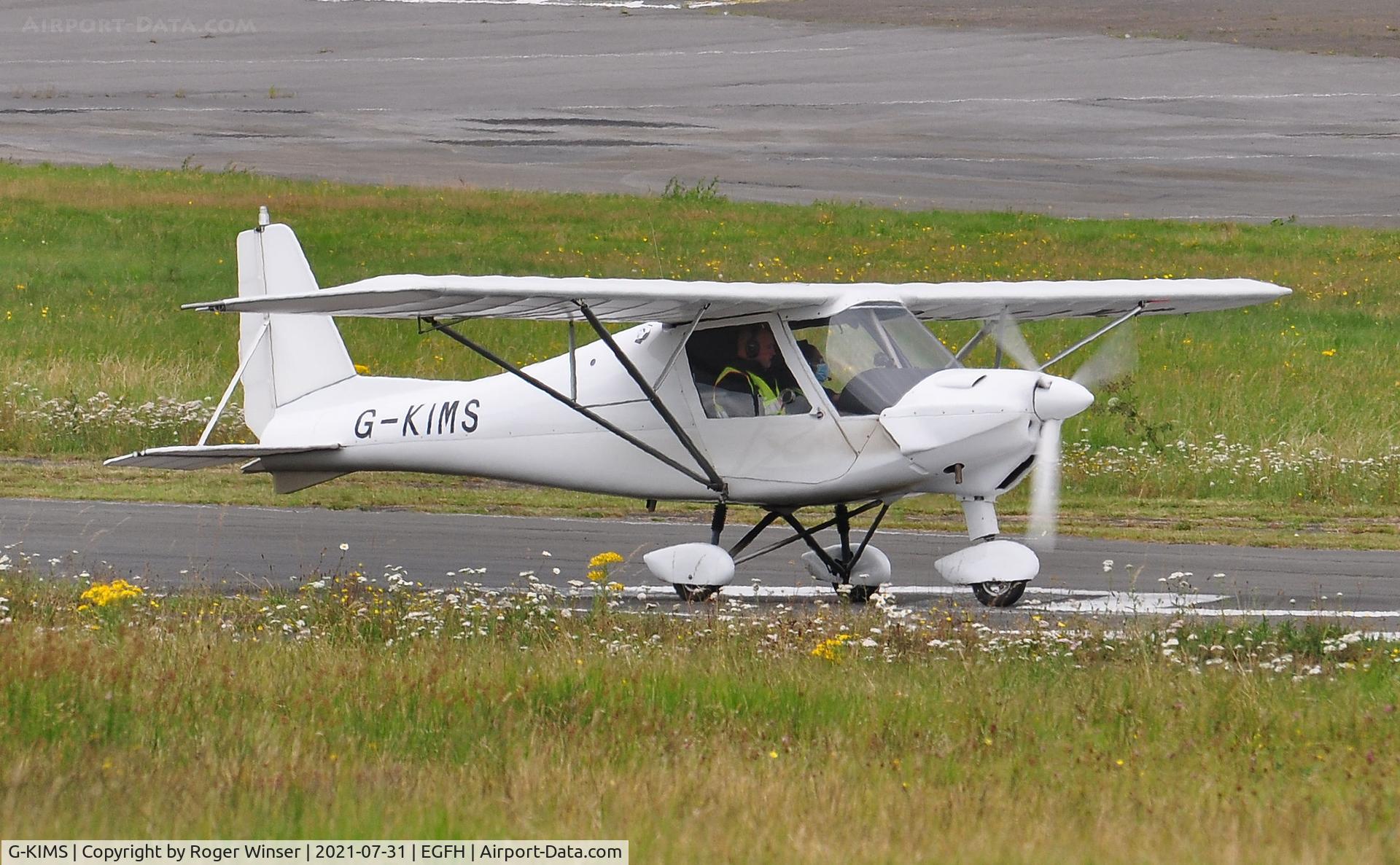 G-KIMS, 2017 Comco Ikarus C42 FB100 C/N 1704-7497, Resident Ikarus operated by Gower Flight Centre.