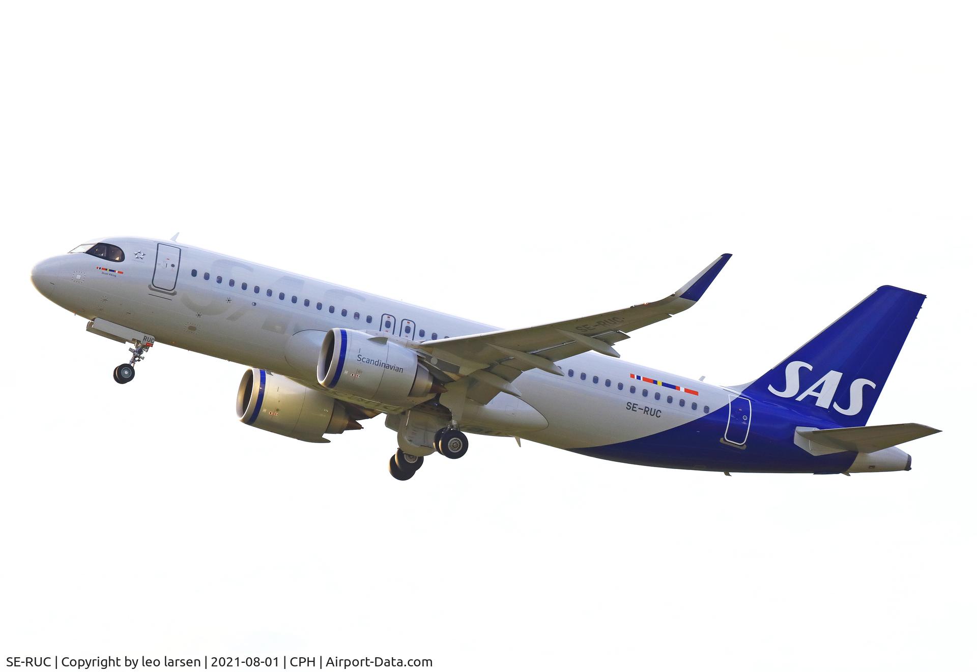 SE-RUC, 2020 Airbus A320-251N C/N 10051, Copenhagen 1.8.2021