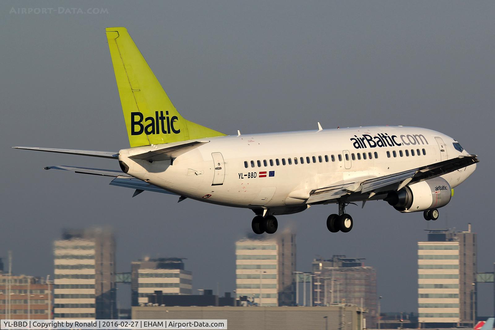 YL-BBD, 1999 Boeing 737-53S C/N 29075, at spl