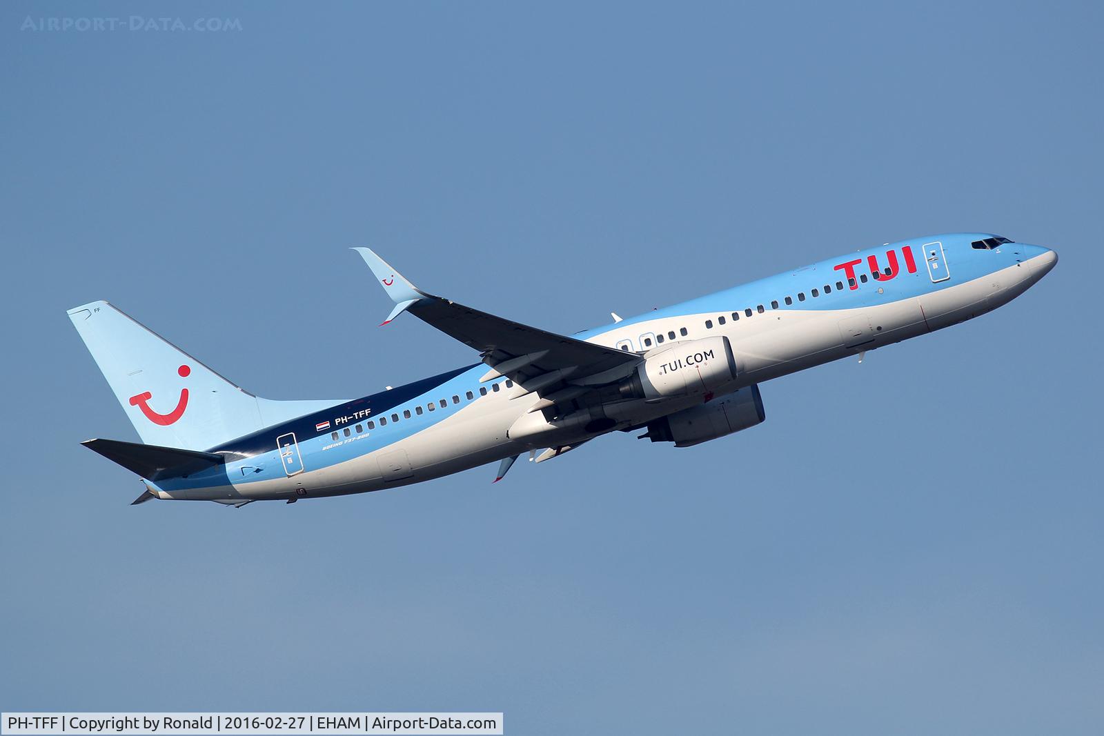 PH-TFF, 2007 Boeing 737-86N C/N 35220, at spl