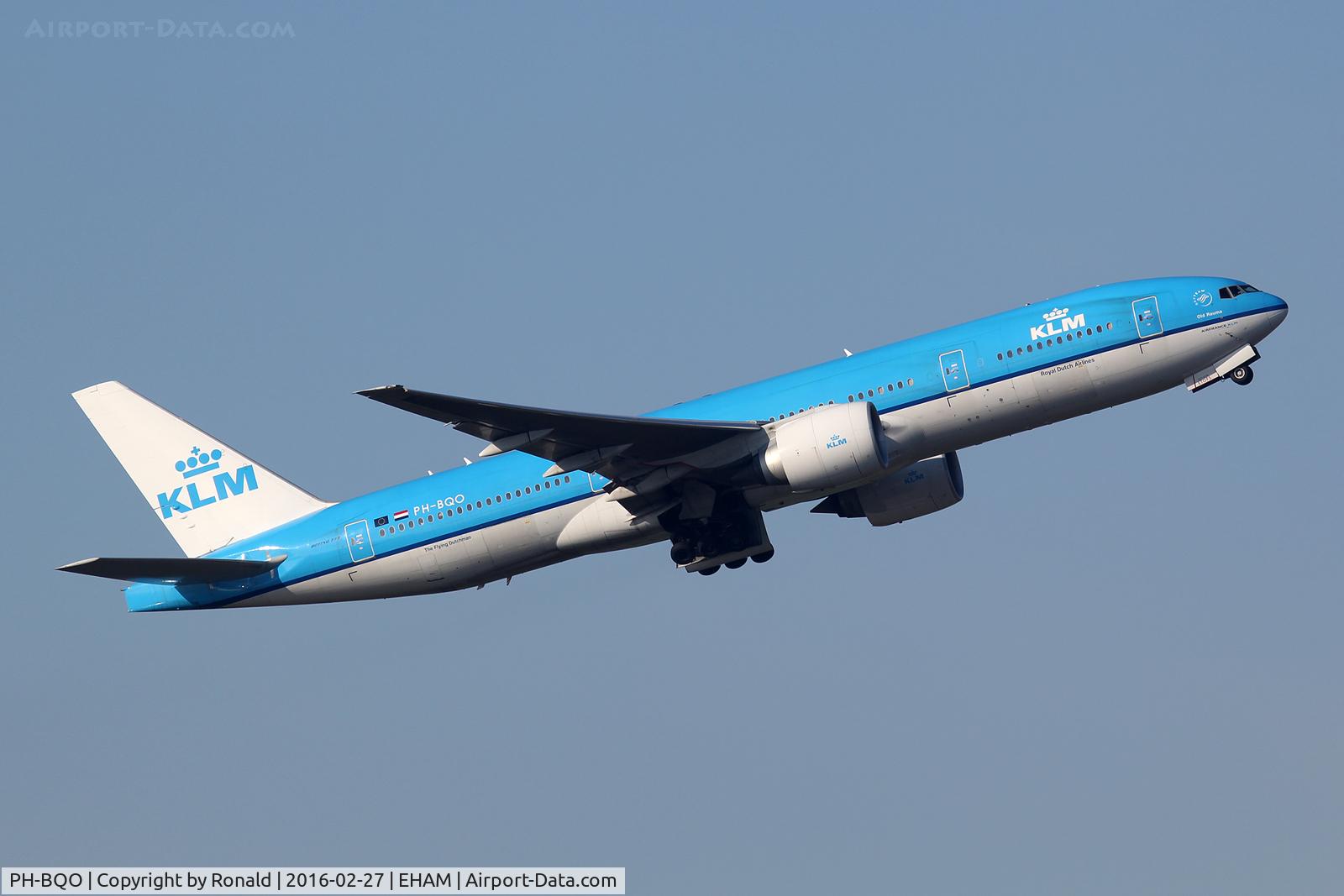 PH-BQO, 2007 Boeing 777-206/ER C/N 35295, at spl