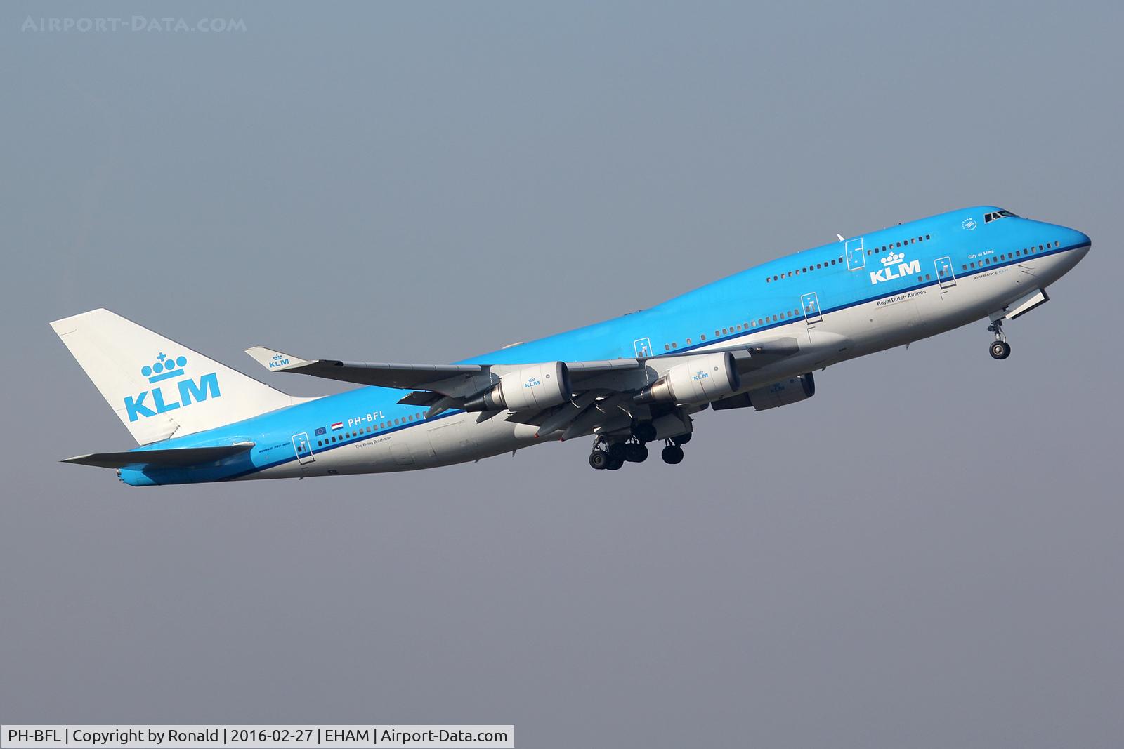 PH-BFL, 1991 Boeing 747-406 C/N 25356, at spl
