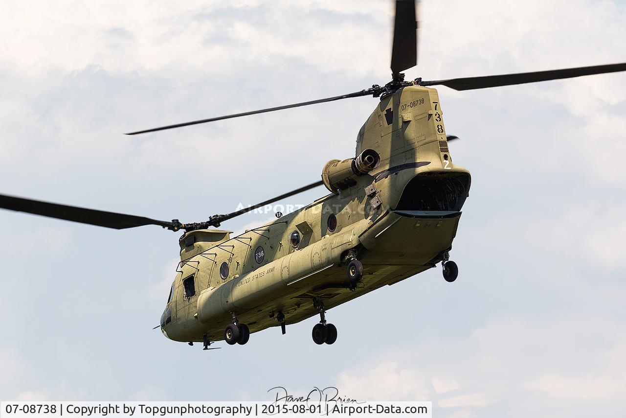 07-08738, 2007 Boeing CH-47F Chinook C/N M.8738, PA ARNG Jumpship for Leapfest 2015