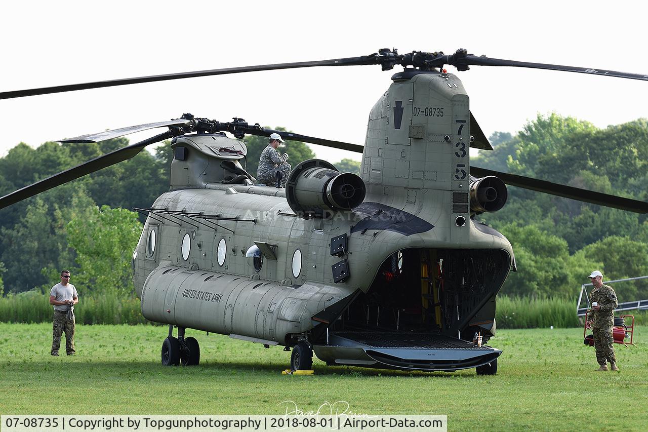 07-08735, 2008 Boeing CH-47F Chinook C/N M8735, PA ARNG Jumpship