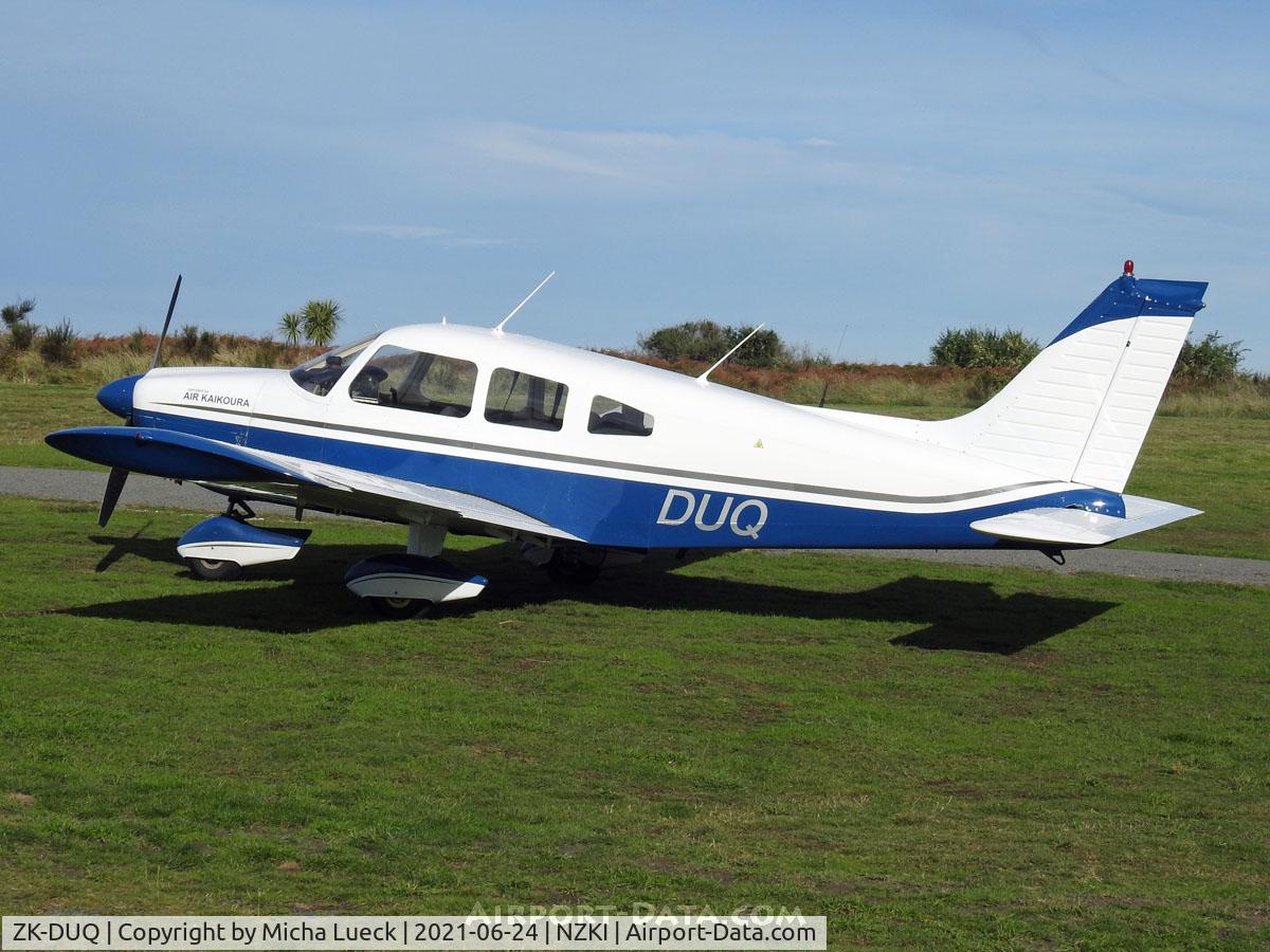 ZK-DUQ, Piper PA-28-180 Cherokee C/N 28-7405257, At Kaikoura