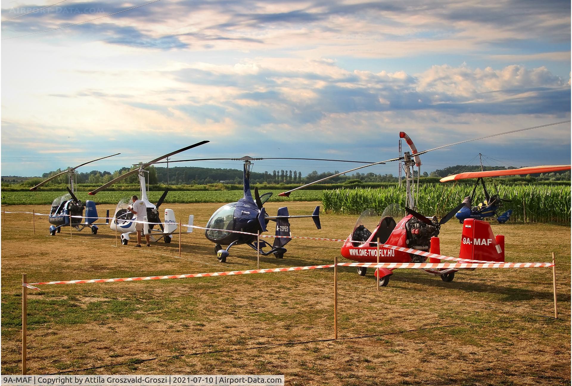 9A-MAF, AutoGyro Europe MTO3 C/N 07G50, Becsehely Airport, Hungary