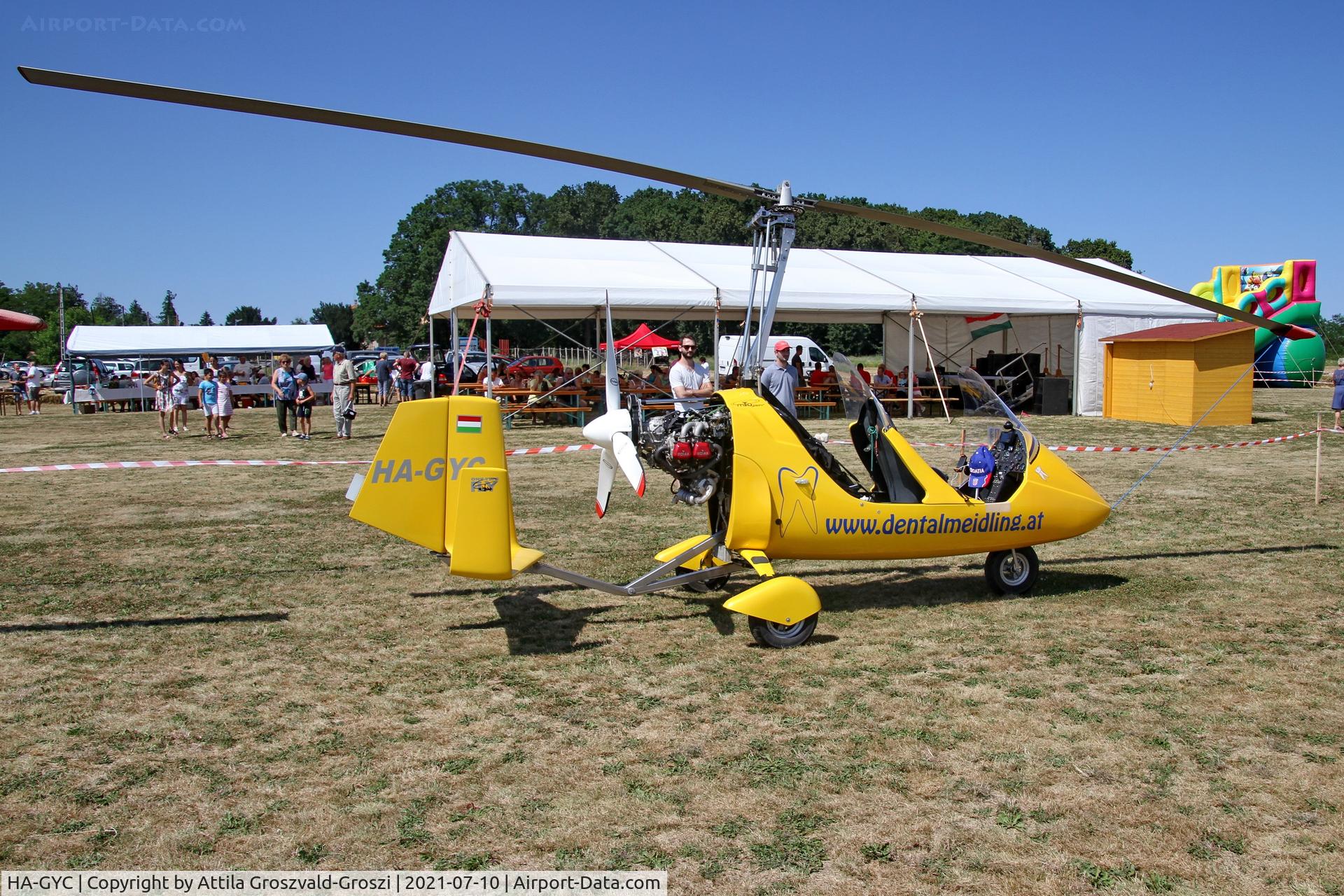 HA-GYC, 2013 AutoGyro MTOsport C/N M009654, Becsehely Airport, Hungary