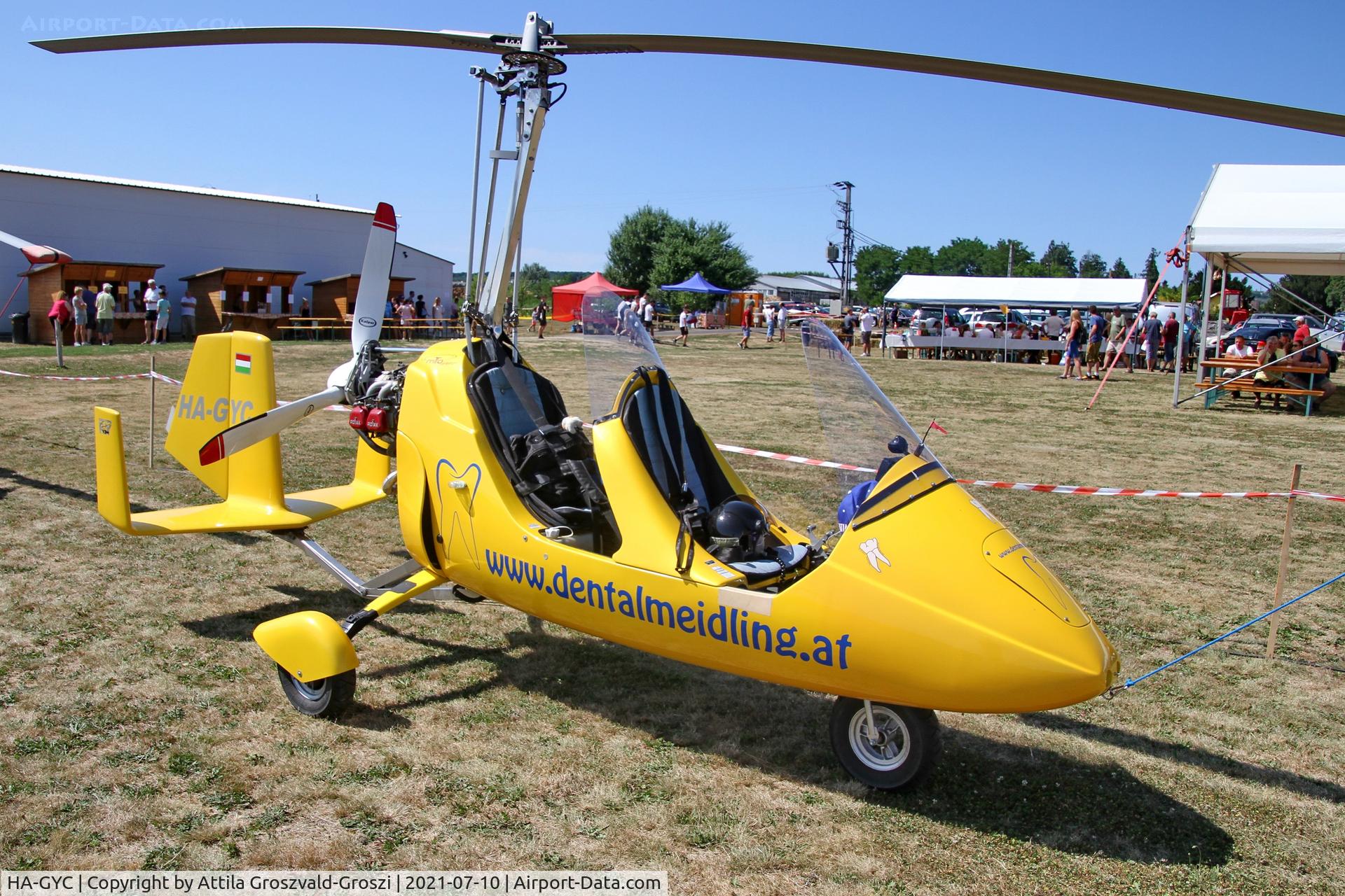 HA-GYC, 2013 AutoGyro MTOsport C/N M009654, Becsehely Airport, Hungary