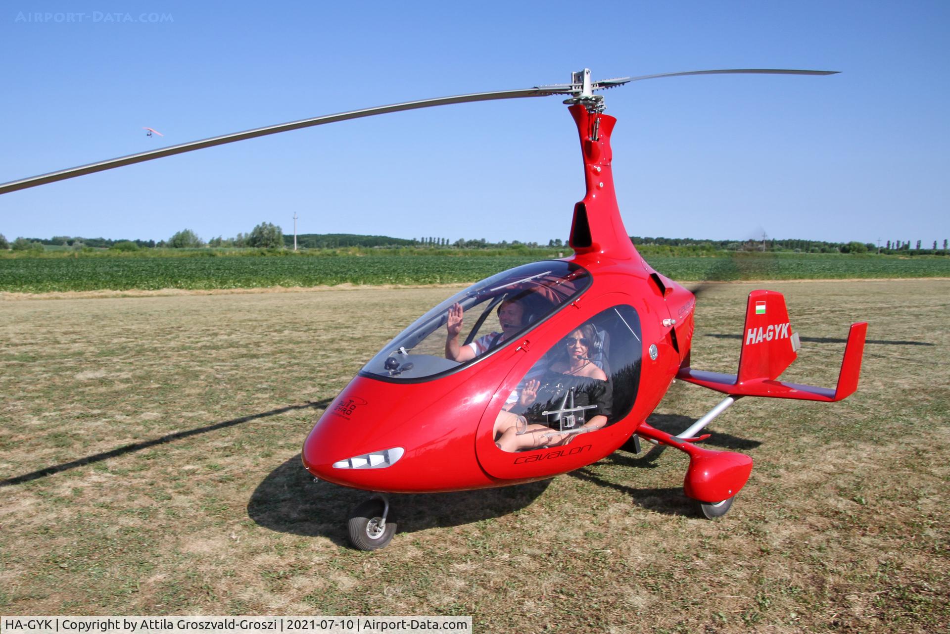 HA-GYK, 2014 AutoGyro Cavalon C/N V00167, Becsehely Airport, Hungary