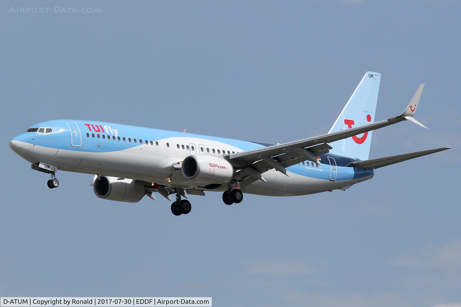D-ATUM, 2014 Boeing 737-8K5 C/N 37240, at fra