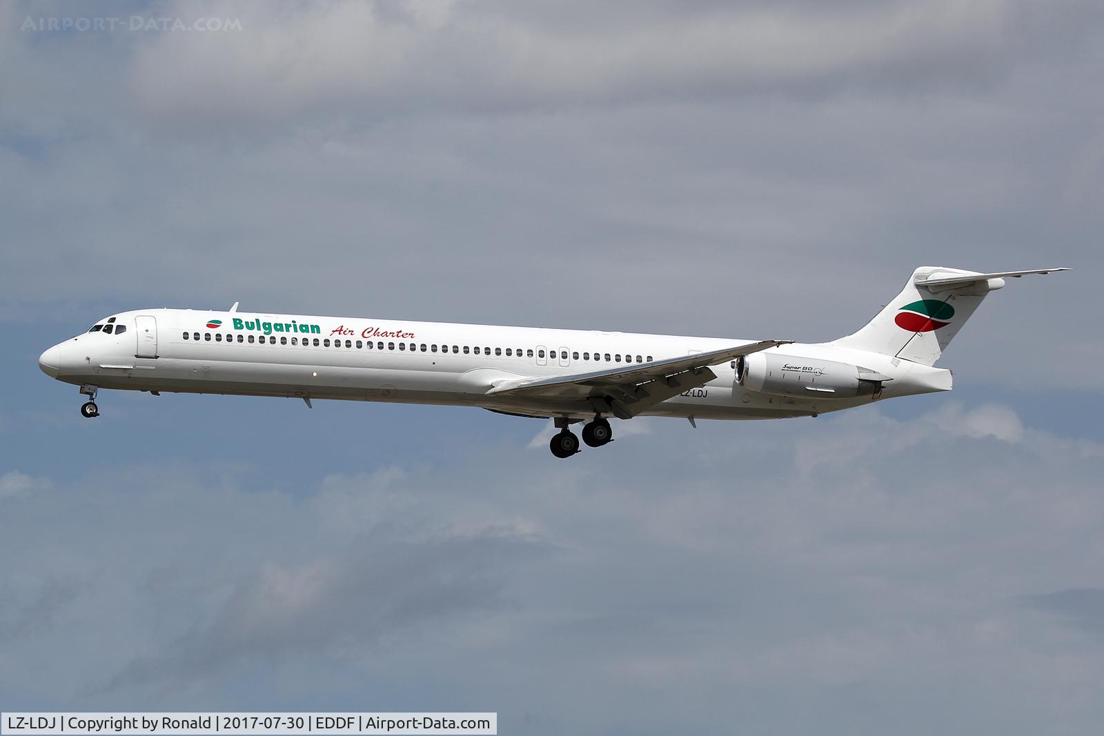 LZ-LDJ, 1995 McDonnell Douglas MD-82 (DC-9-82) C/N 53230, at fra