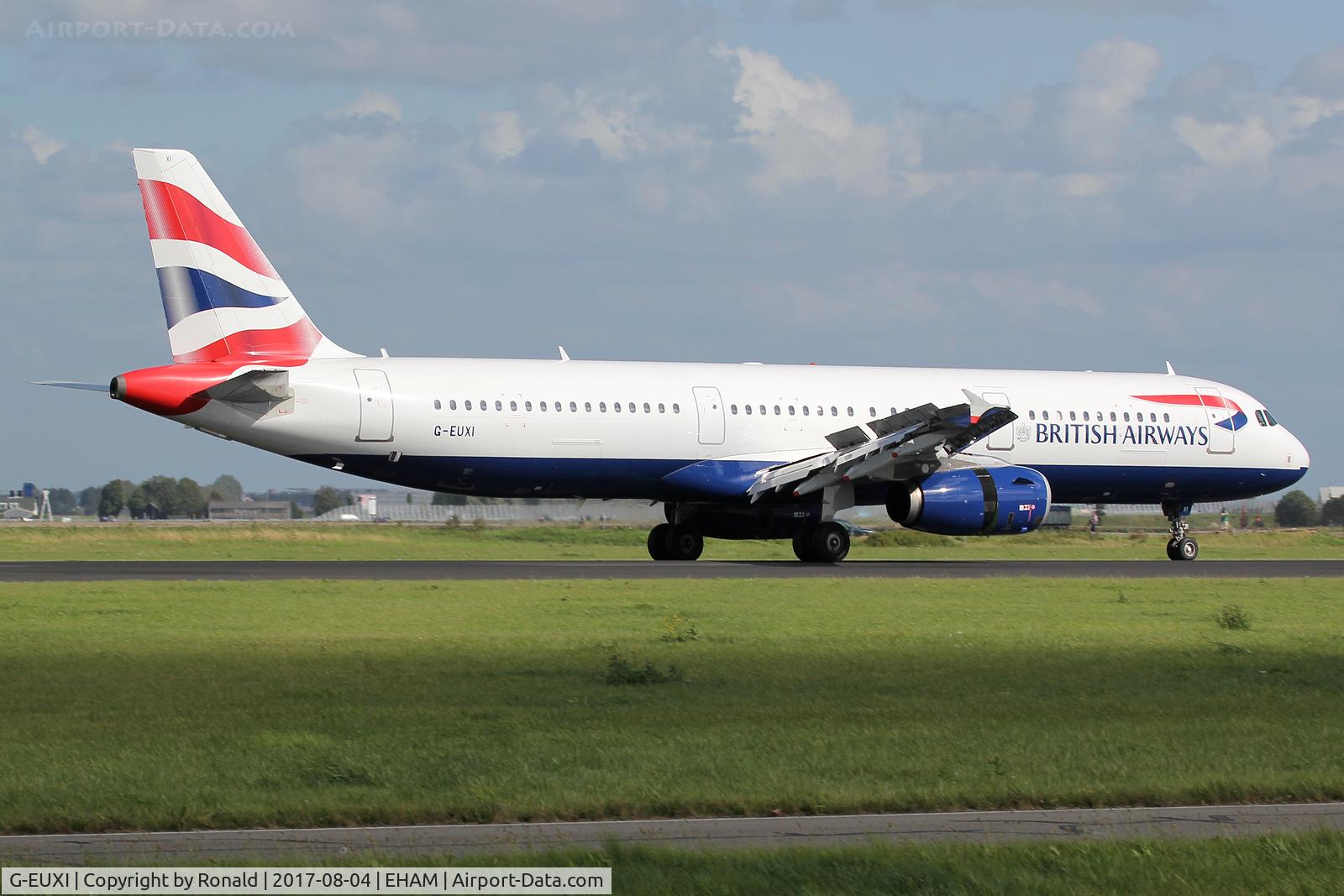 G-EUXI, 2005 Airbus A321-231 C/N 2536, at spl