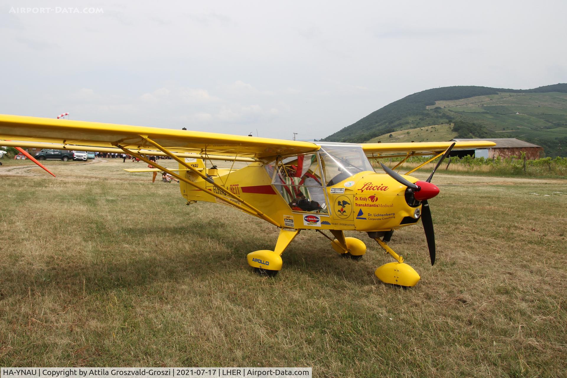 HA-YNAU, 2000 Apollo Fox C/N 040700, LHER - Eger, Apollo Airport, Hungary