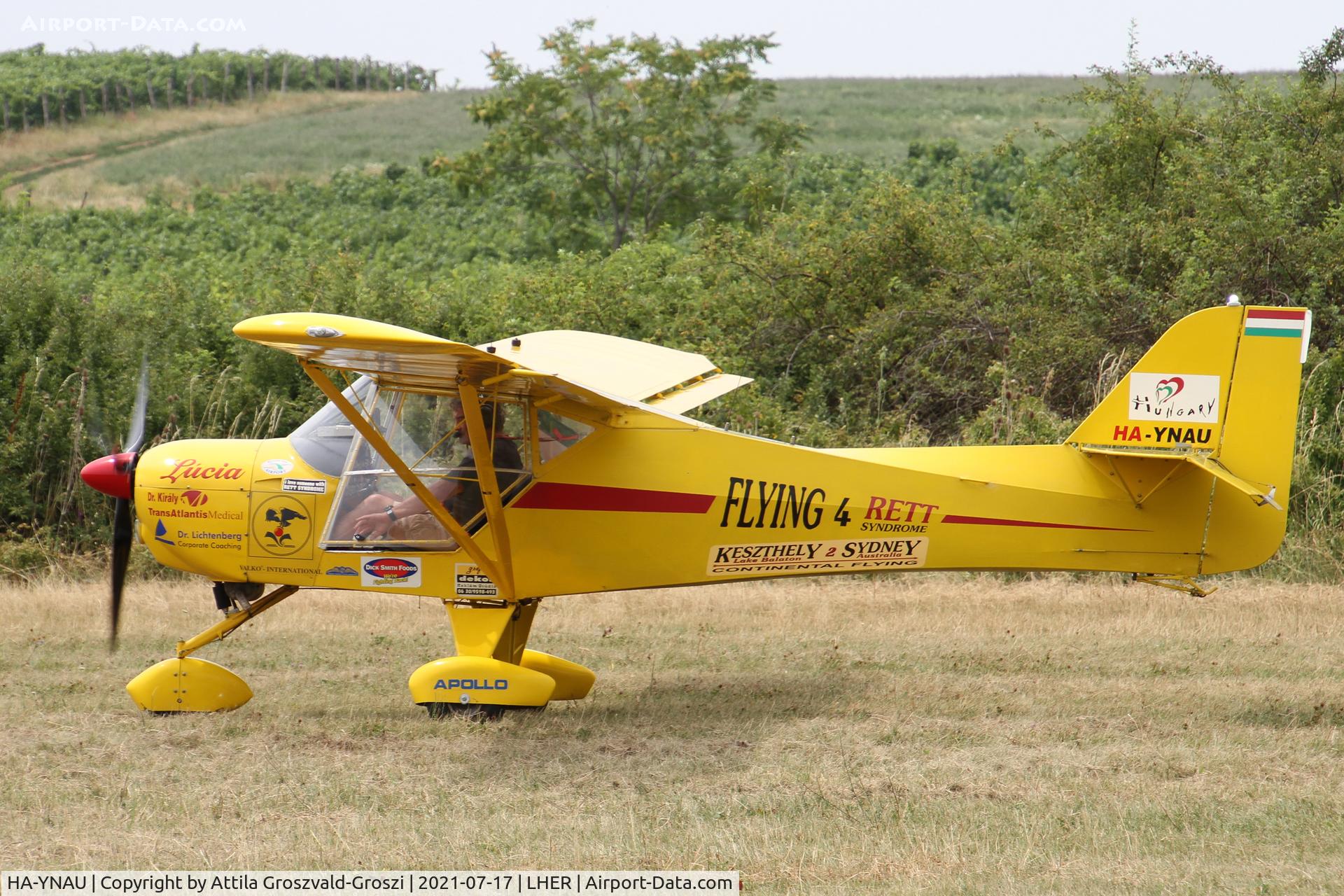 HA-YNAU, 2000 Apollo Fox C/N 040700, LHER - Eger, Apollo Airport, Hungary